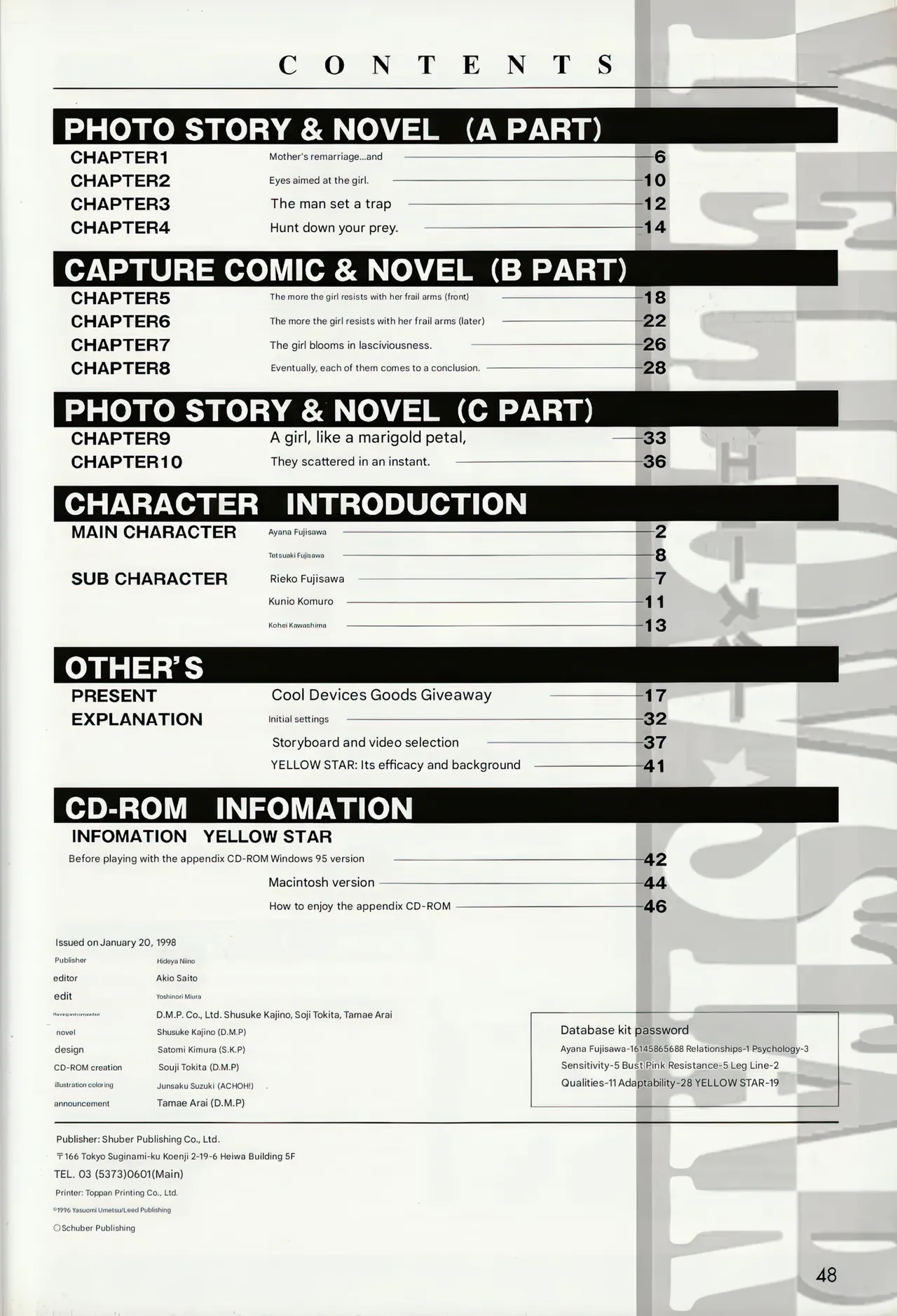 Yellow Star Art Book page 2 full