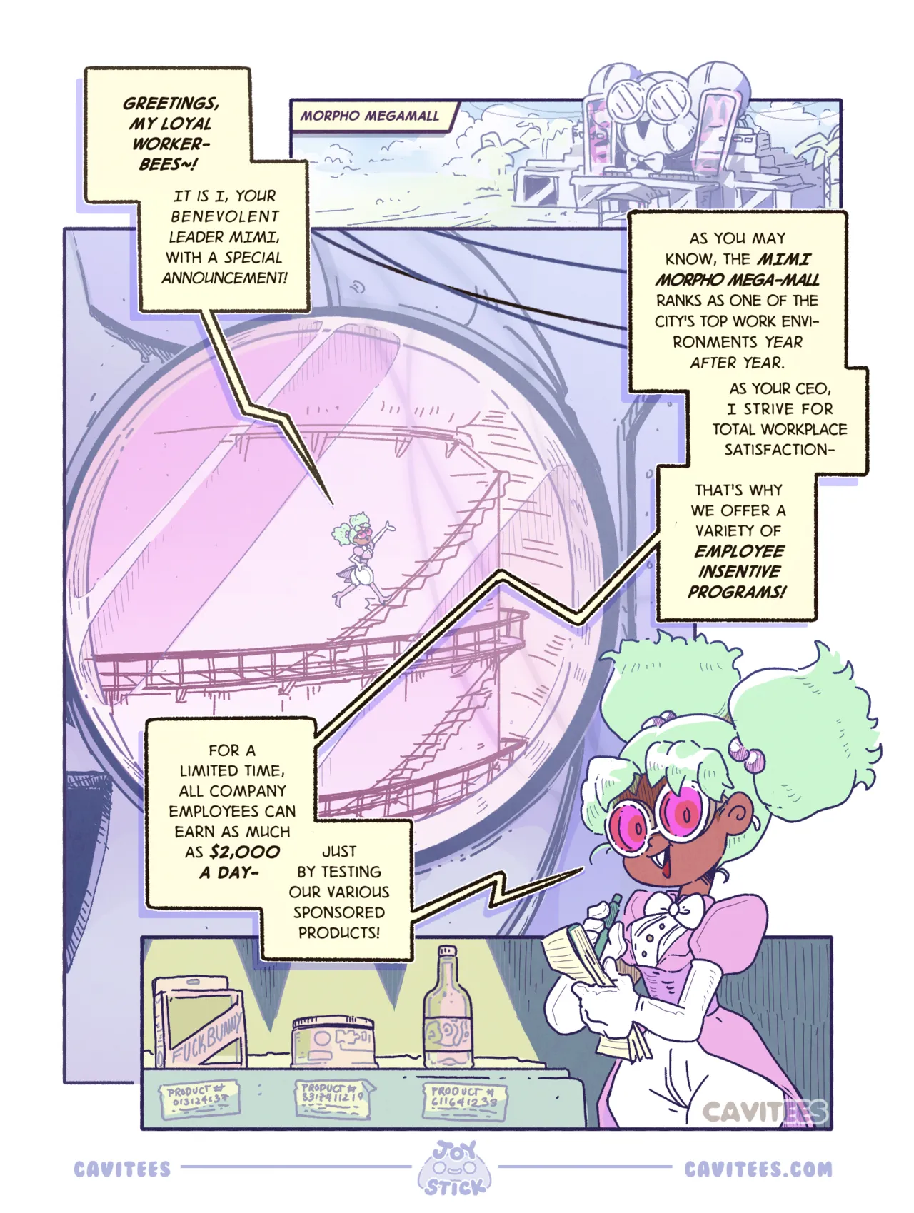 Joy-Stick 6: Product Placement page 3 full