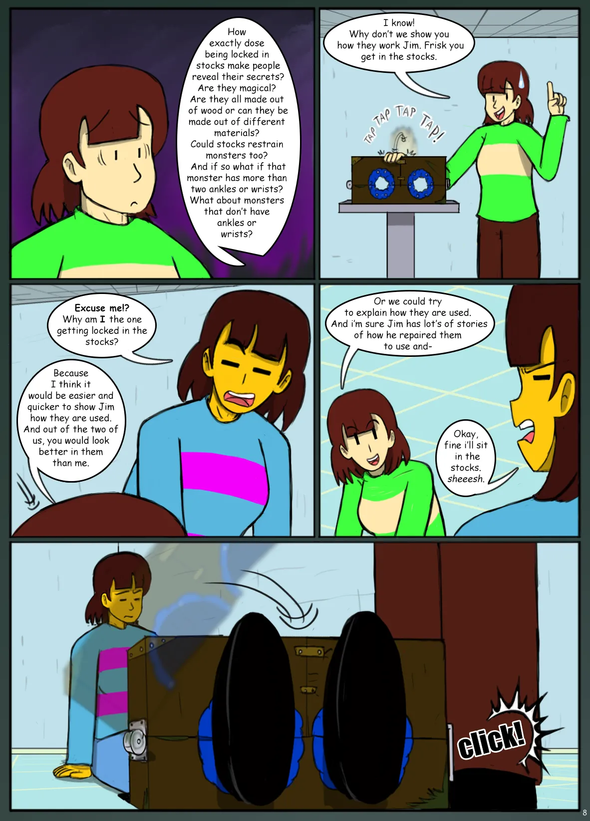 Undertale: Human Laughter page 9 full