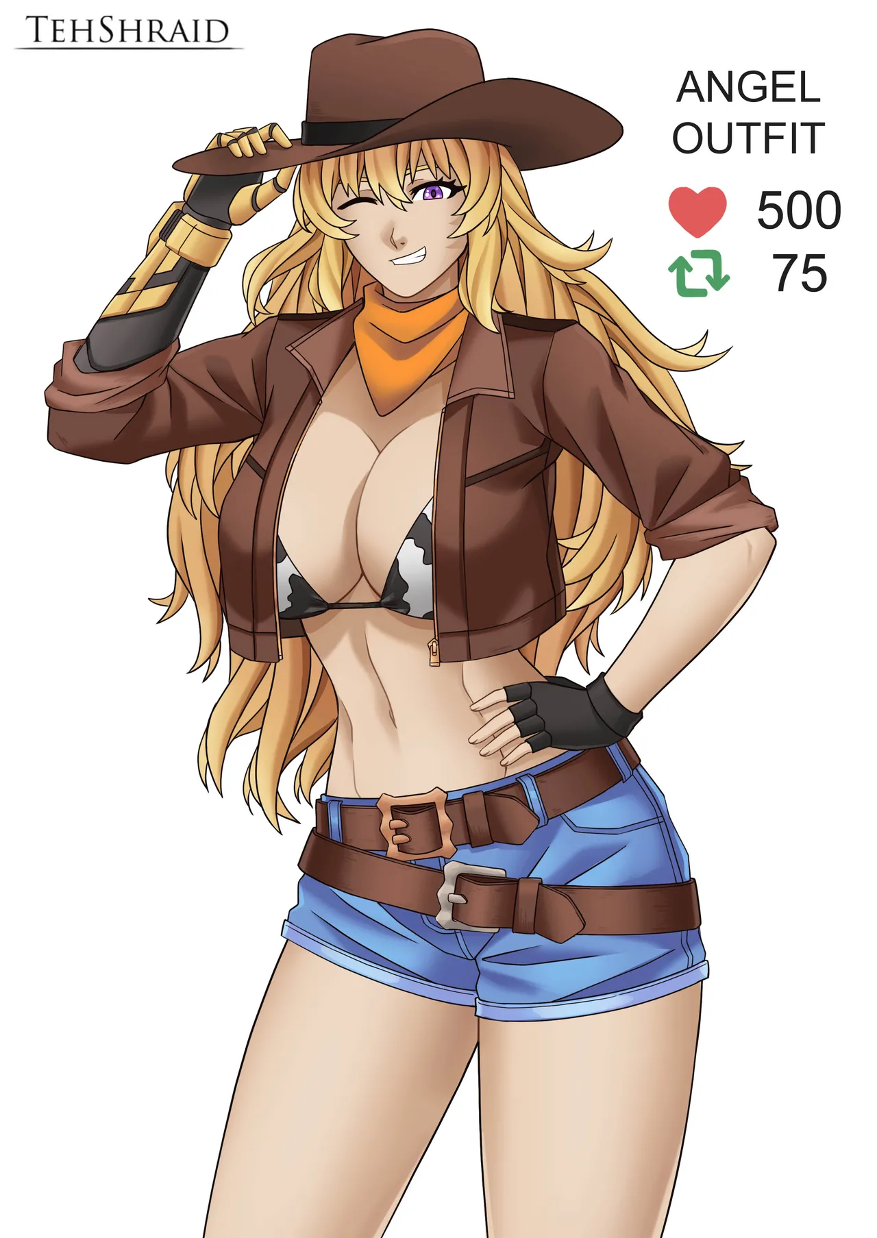RWBY Yang Cosplay Game page 4 full