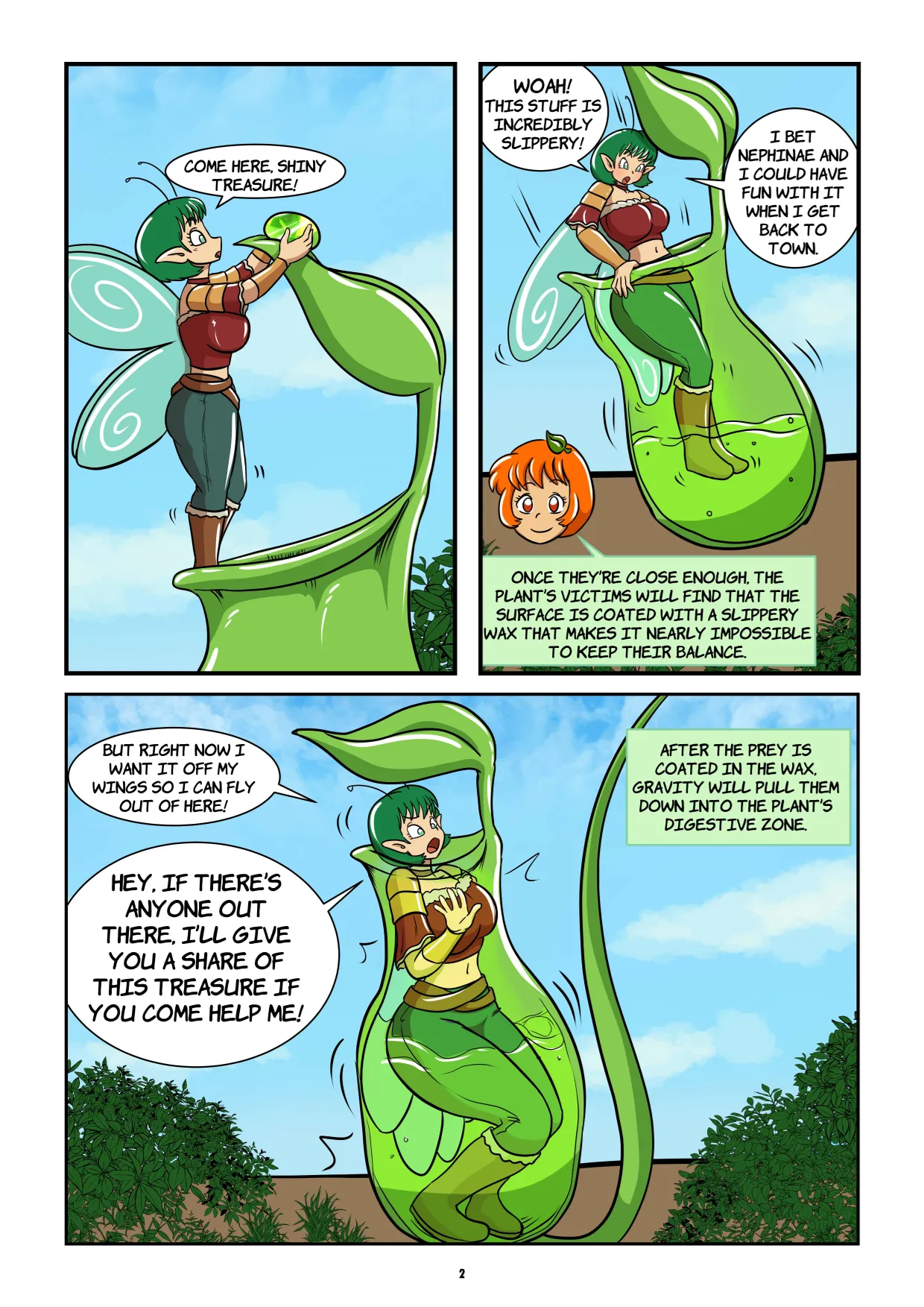 Willow's Guide to Carnivorous Plantgirls Vol. 1: Pitcher Plants page 3 full