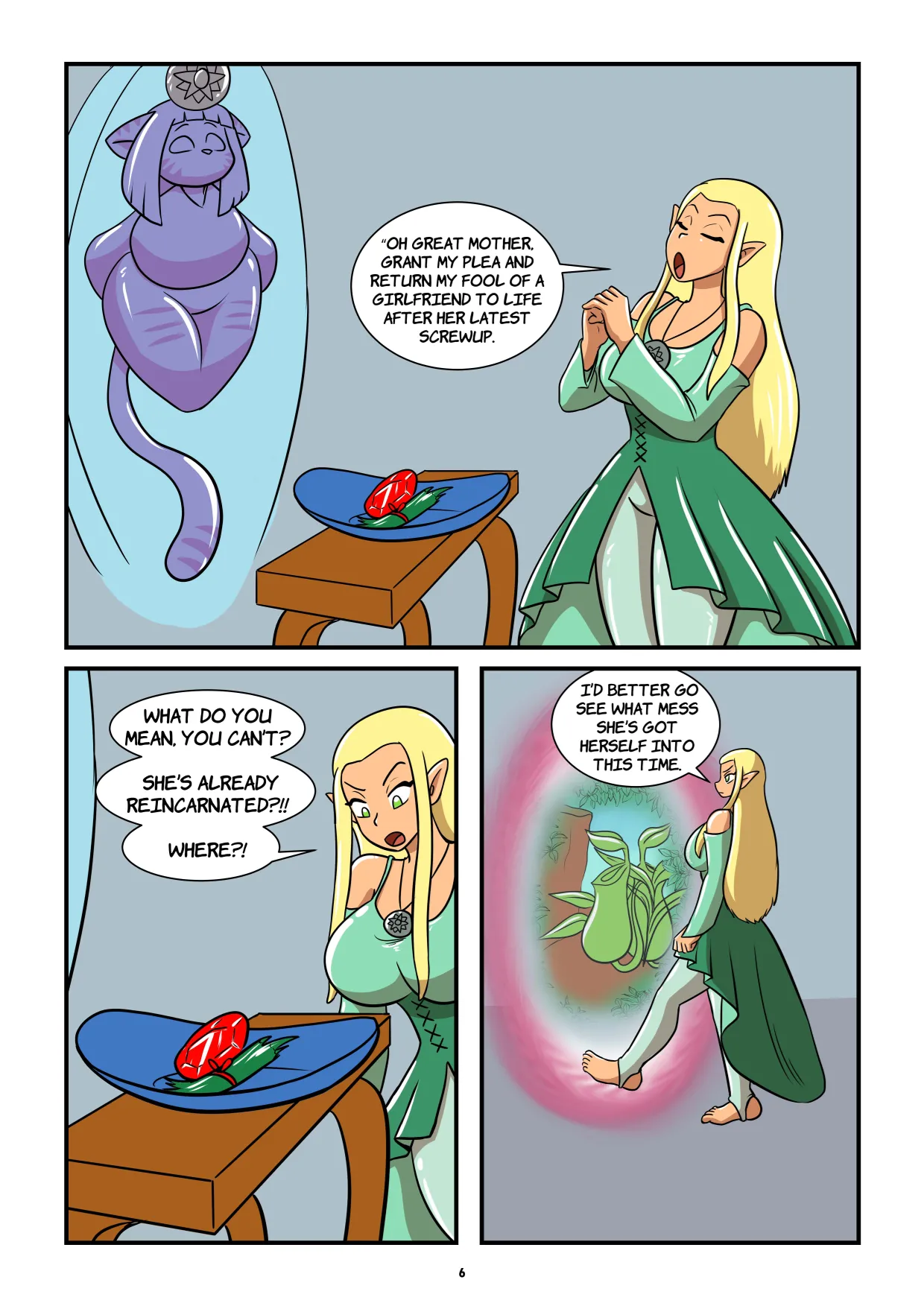 Willow's Guide to Carnivorous Plantgirls Vol. 1: Pitcher Plants page 7 full