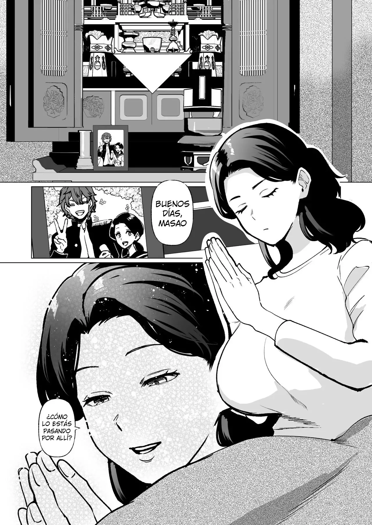 Kioku no Bus-tei de -Musuko to Ochiru Yoru-  | La Noche que me Entregué a mi Hijo en la Parada del Bus page 2 full