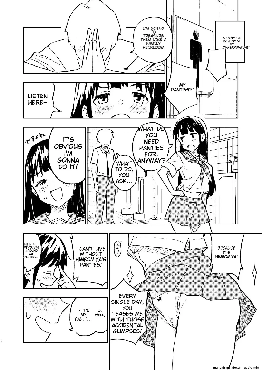 1-kagetsu Ninshin Shinakereba Otoko ni Modoreru Hanashi page 9 full