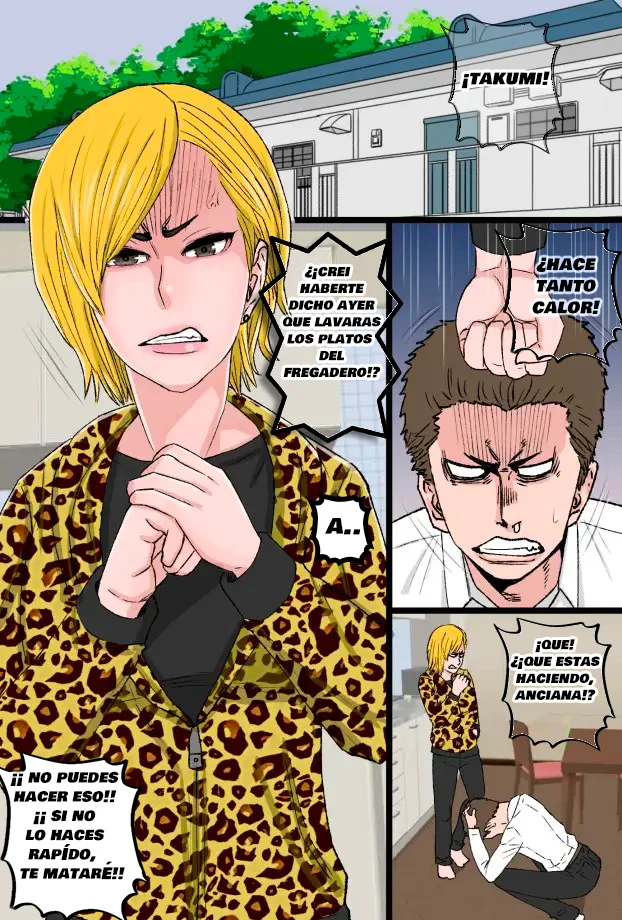 Chou Okkanai Uchi no Yankee Kaa-chan ga Charao no Zurumuke Chinpo ni Kanzen Haiboku shita Hanashi page 2 full