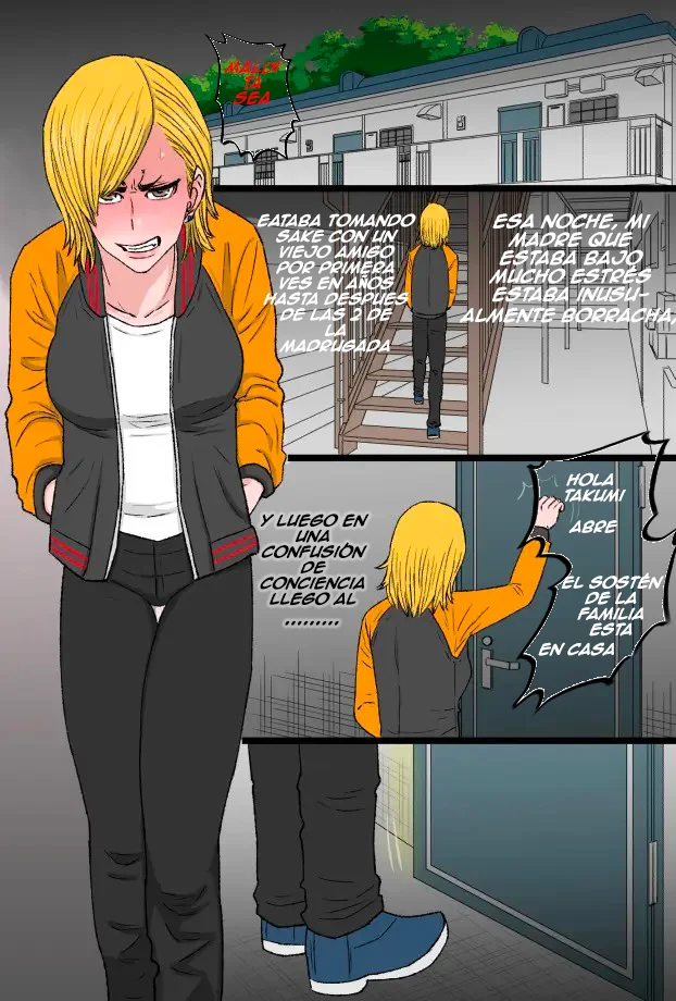 Chou Okkanai Uchi no Yankee Kaa-chan ga Charao no Zurumuke Chinpo ni Kanzen Haiboku shita Hanashi page 7 full