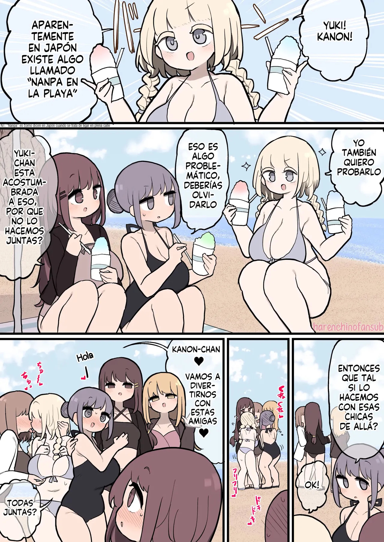 Futanari Ikemen Josei ni GyakuNan shite Pakorare ni Iku Onnanoko | Chicas son folladas por Lindas Futanaris en un Nanpa Reverso page 1 full