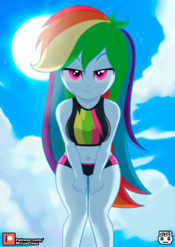rainbow Dash by artist:minusclass cover
