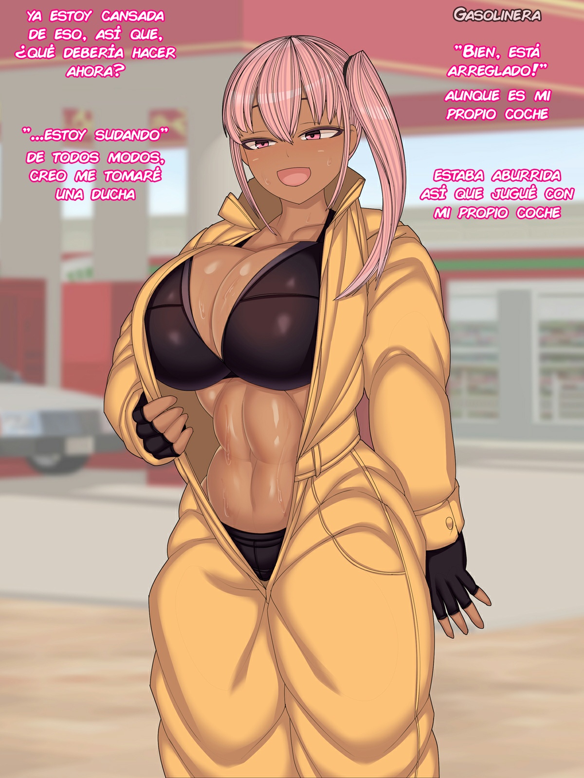 Asekaki de Eroi Nioi no Suru Seibishi-san | Una mecánica sudorosa y de un aroma erótico page 3 full