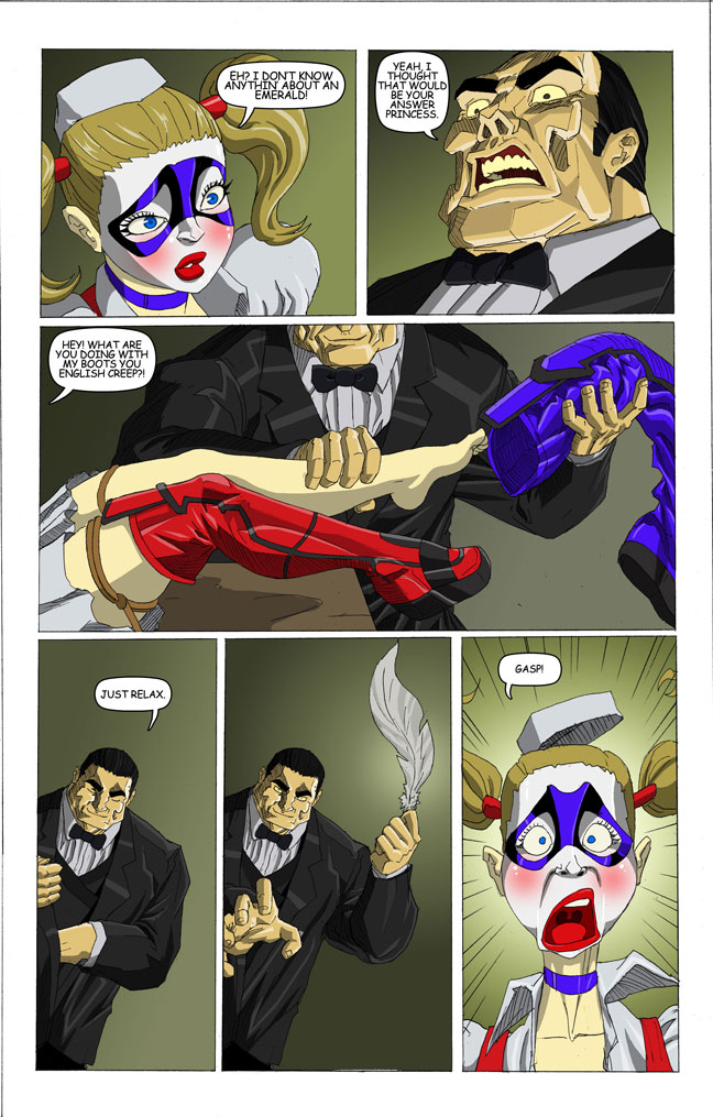 Sektujai - Harley Quinn feet tickle page 3 full
