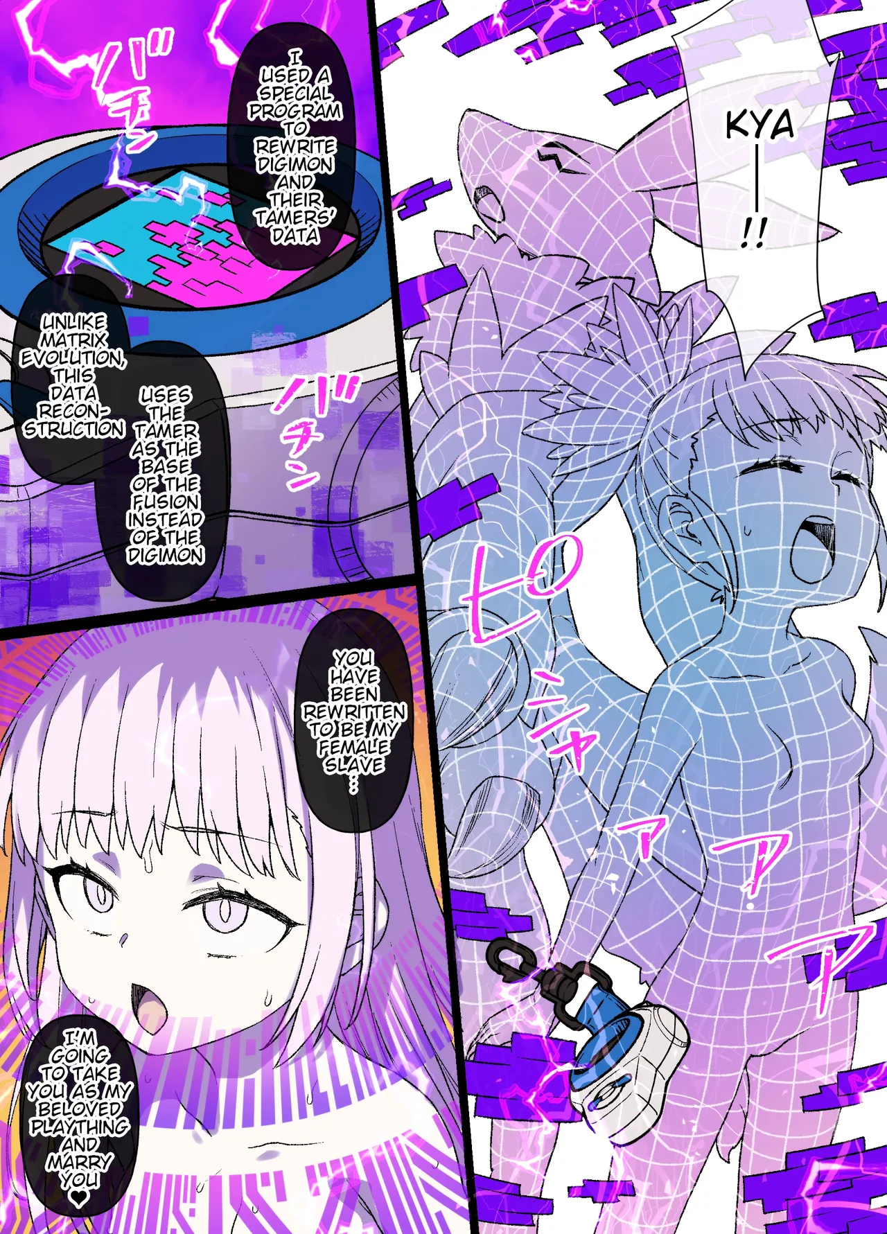 Digimon Sennou Makino Ruki &amp; Renamon | Digimon Brainwashing Makino Ruki &amp; Renamon page 2 full