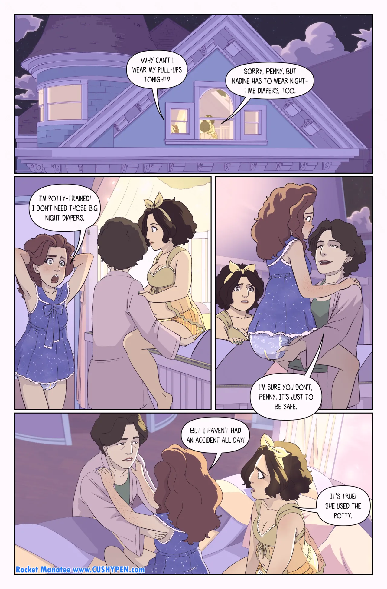 RocketManatee - Penny and Nadine - INCOMPLETE COMIC page 1 full