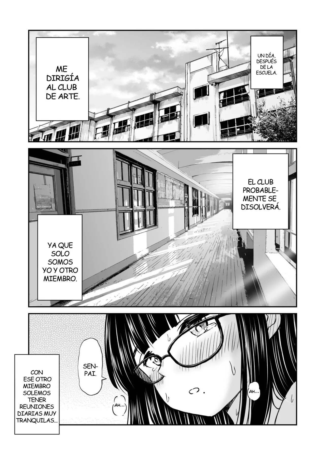 Bijutsubu no Kyonyuu Kouhai ga Nude Model ni Natta Kekka Amari ni Ero Sugite Ore no Geijutsu ga Bakuhatsushita Hanashi | La Kouhai de Pechos Grandes que se Desnudo para Ser mi Modelo de Dibujo page 2 full
