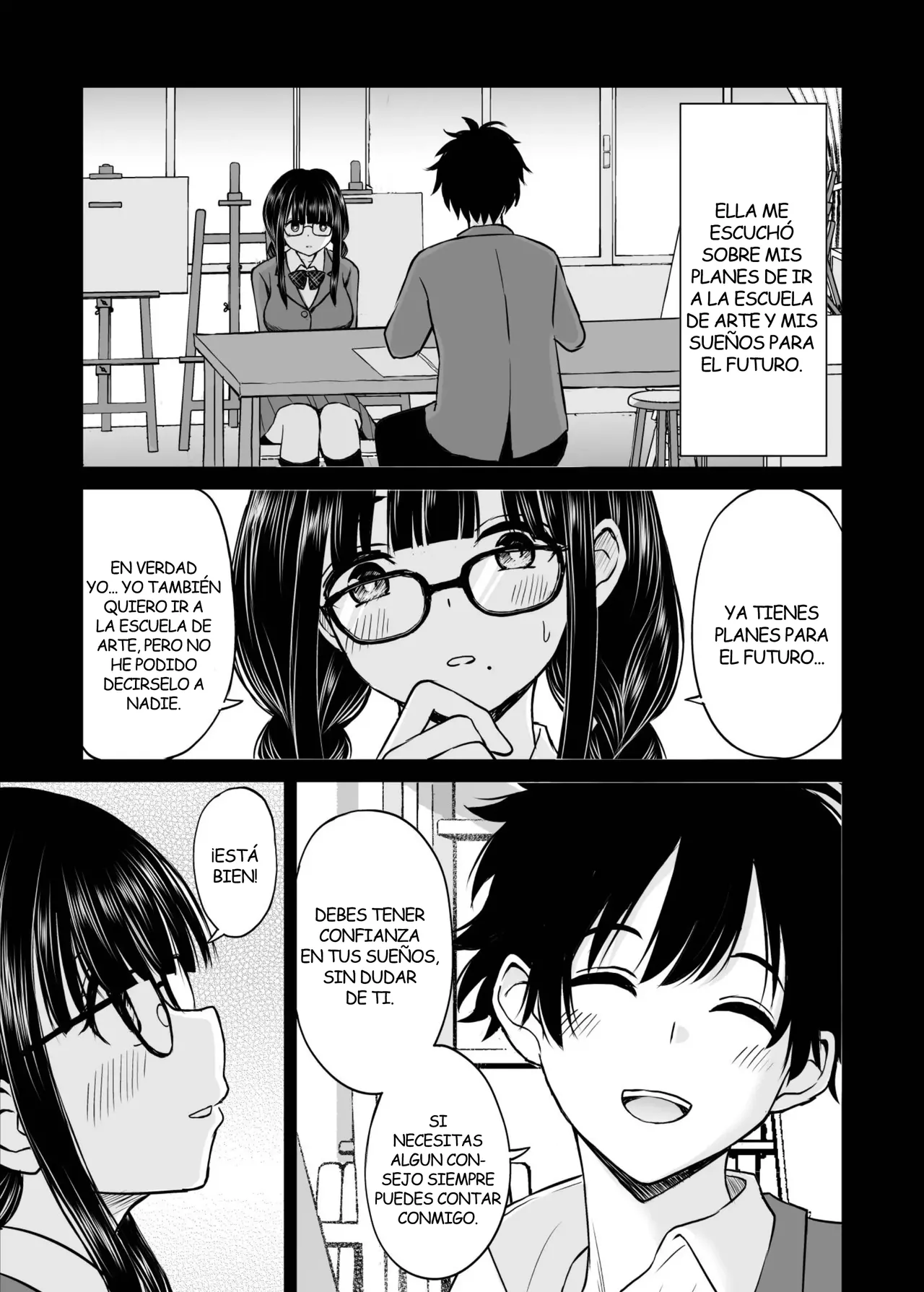 Bijutsubu no Kyonyuu Kouhai ga Nude Model ni Natta Kekka Amari ni Ero Sugite Ore no Geijutsu ga Bakuhatsushita Hanashi | La Kouhai de Pechos Grandes que se Desnudo para Ser mi Modelo de Dibujo page 6 full