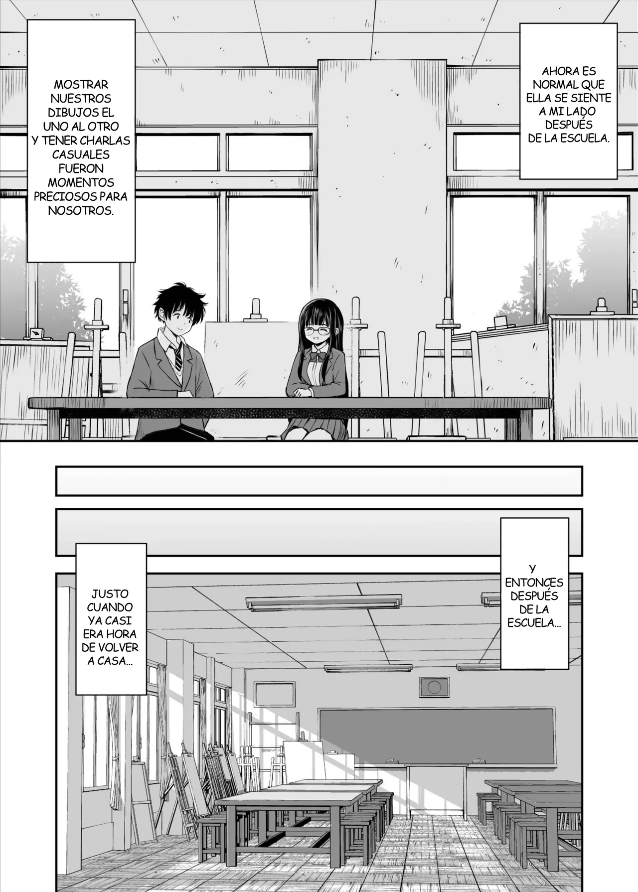 Bijutsubu no Kyonyuu Kouhai ga Nude Model ni Natta Kekka Amari ni Ero Sugite Ore no Geijutsu ga Bakuhatsushita Hanashi | La Kouhai de Pechos Grandes que se Desnudo para Ser mi Modelo de Dibujo page 8 full