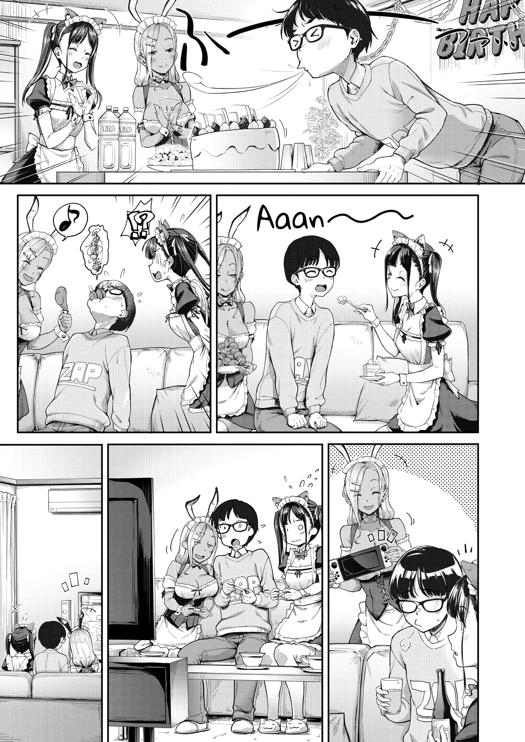Kanojo no Imouto wa Nikushoku-kei Gal | My Girlfriend's Little Sister is a Carnivorous Gyaru Ch. 3 page 6 full