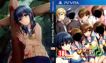 Corpse Party: Blood Drive  Everafter Edition Artbook, Postcards &amp; CG cover