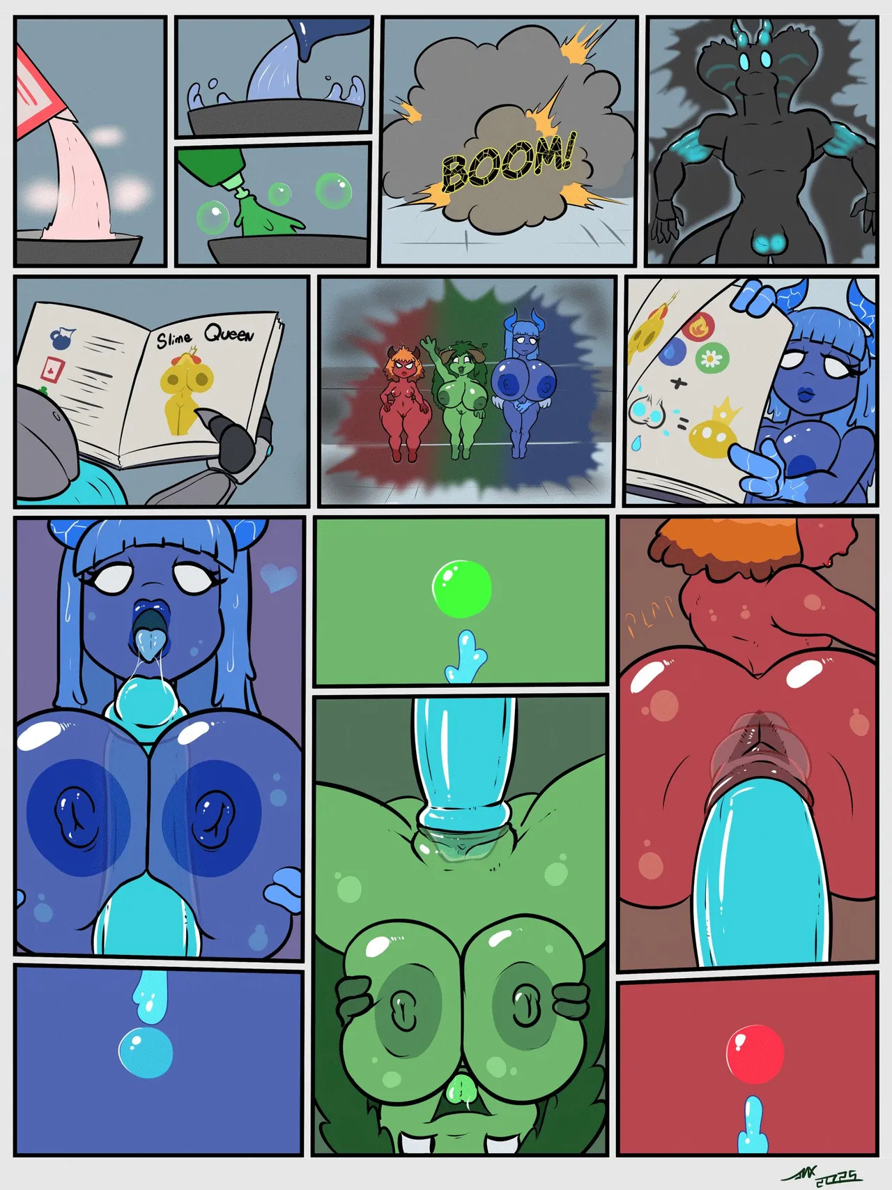 Slime Trio &amp; Honey Queen Slime page 8 full