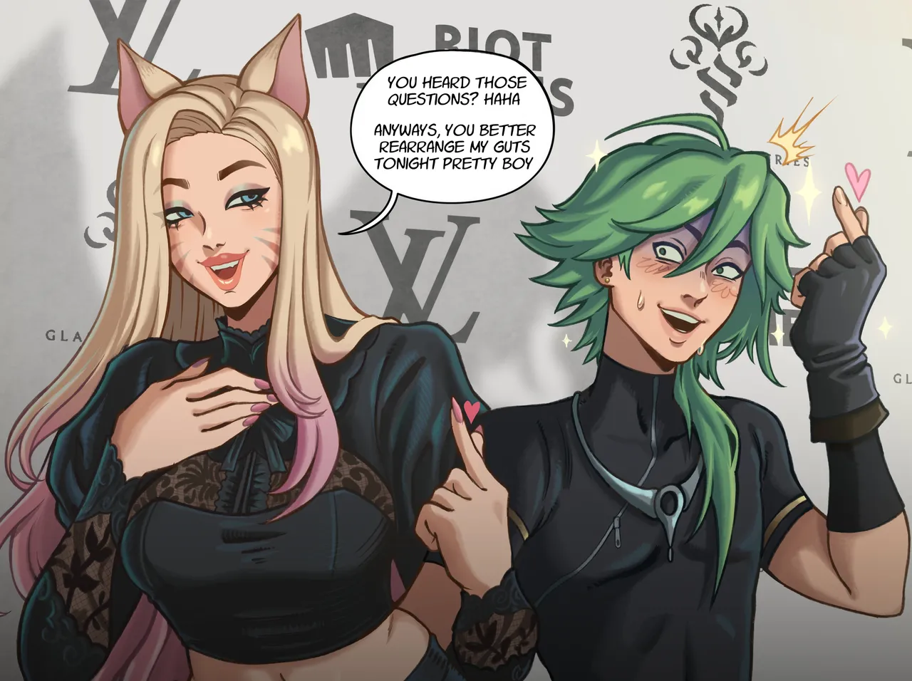 Ezreal x K/DA page 4 full