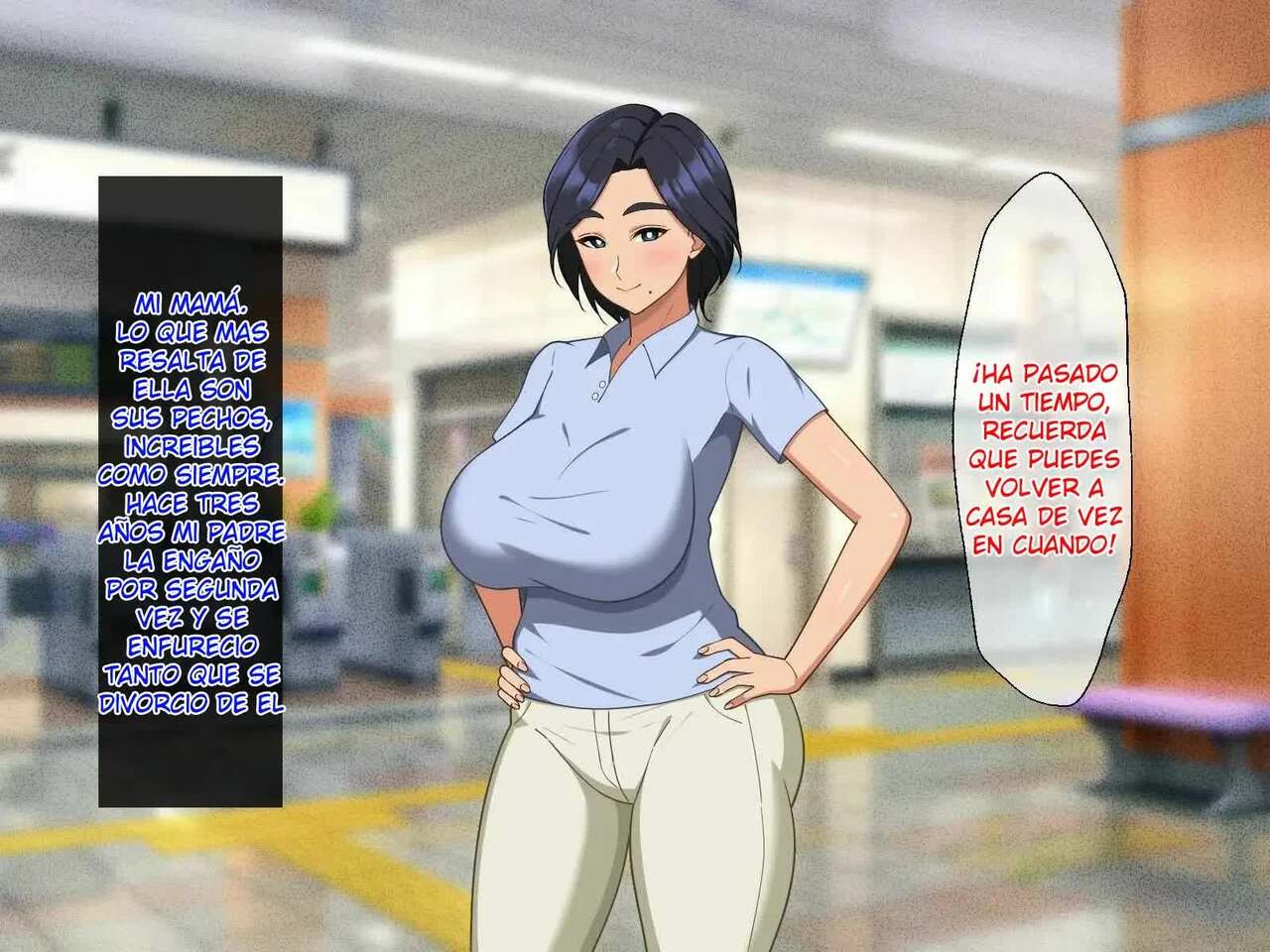Kimo-tama Kaa-chan ga Mother Complex Musuko no Ikioi ni Makete Oyome-san ni Nacchau Hanashi | Una historia sobre una madre decidida que sucumbe al poder de su hijo y se convierte en su esposa page 5 full