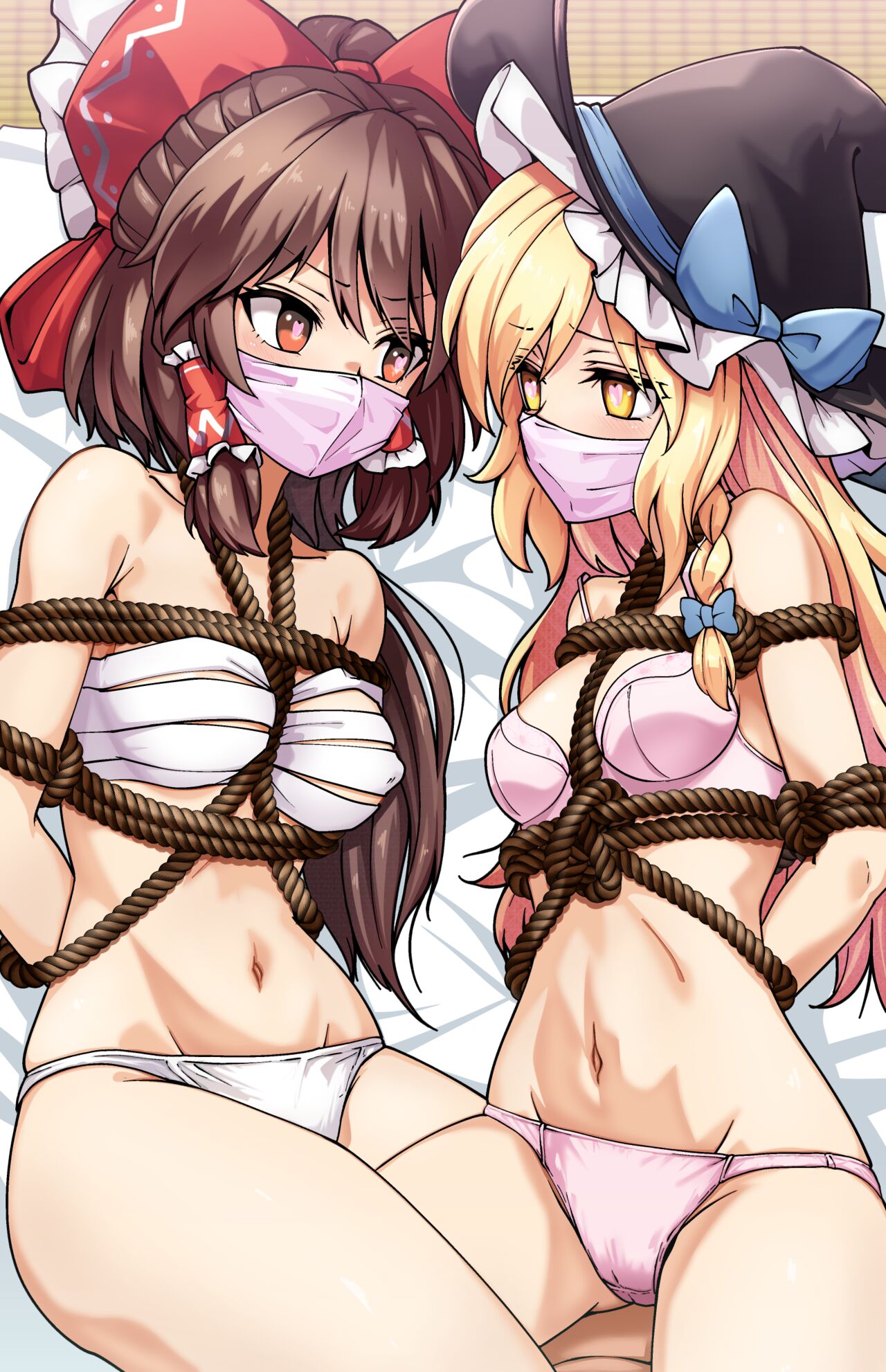 Mokou to Keine / Youmu to Sakuya / Reimu to Marisa page 6 full