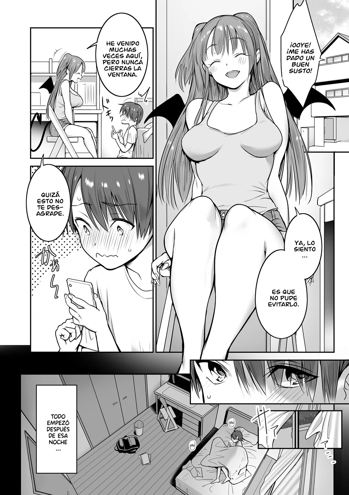 Nukunukujima  Boku no Ie ni wa Succubus ga Kuru | A Succubus Comes Knocking On My Door page 4 full