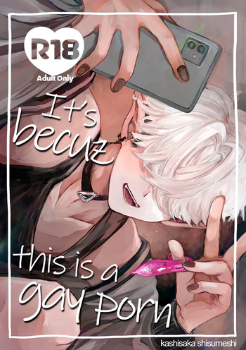 Datte Kore Ero Manga Nandatteba | It's becuz this is a gay porn cover