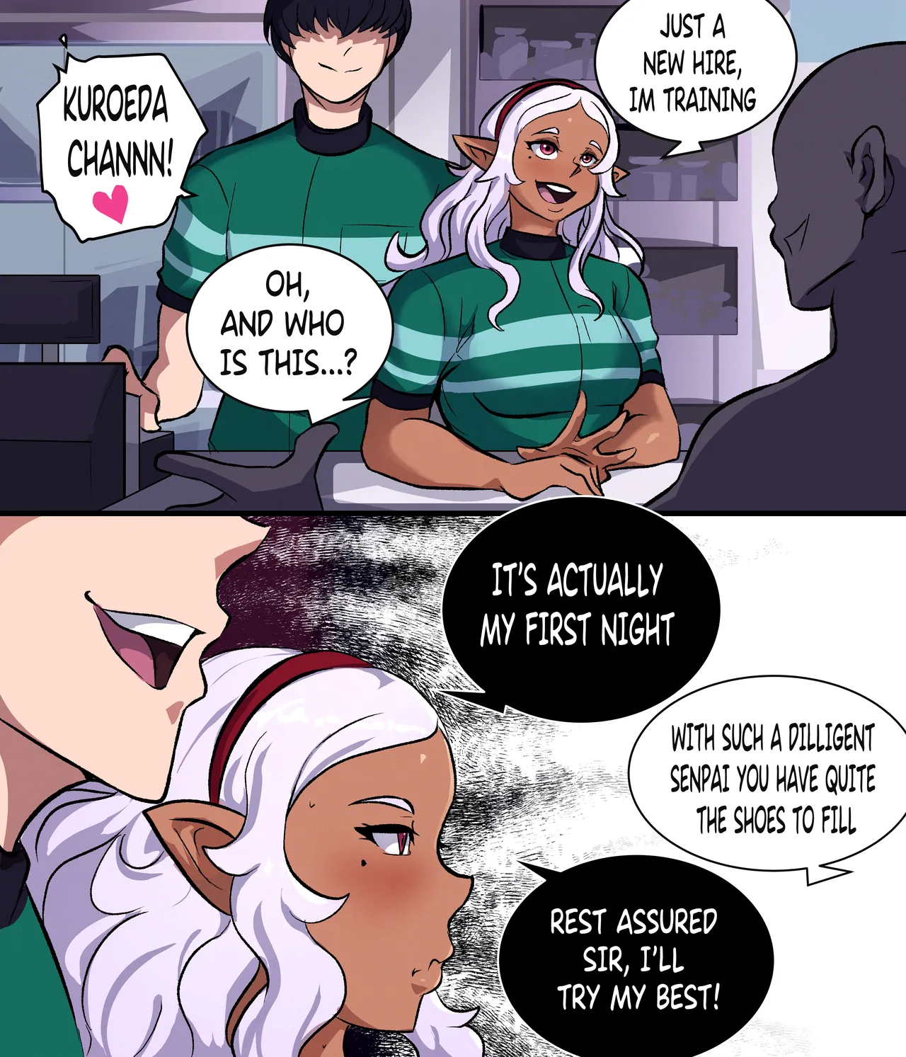 Elf-san wa Yaserarenai Collection page 2 full