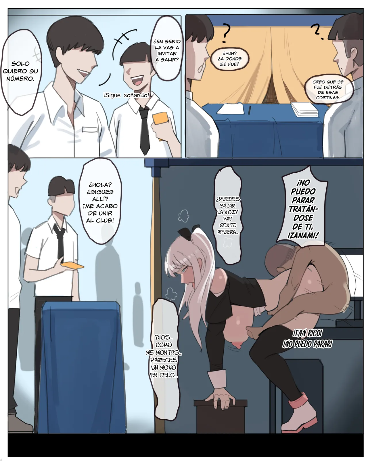 Izanami gets infinitely raped by the club president page 10 full