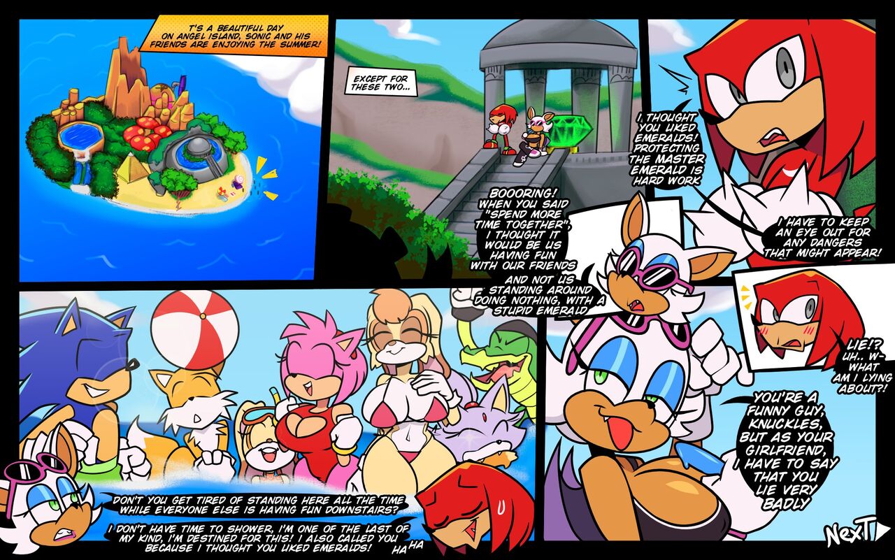 Rouge the Bat &amp; Knuckles page 1 full