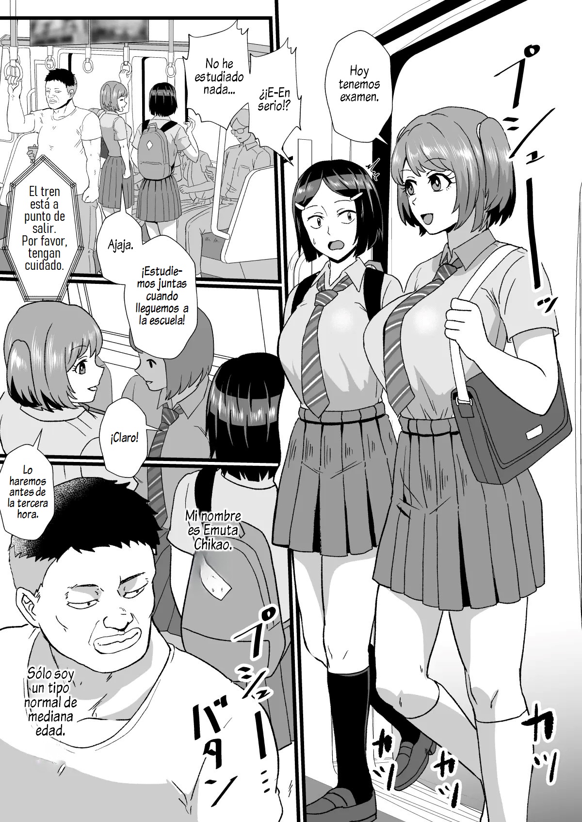 Tsuugaku Densha ni Arawareta Ninshiki Kaihen Oji-san | El hombre que Alteraró la Percepción y Apareció en el Tren Escolar page 2 full