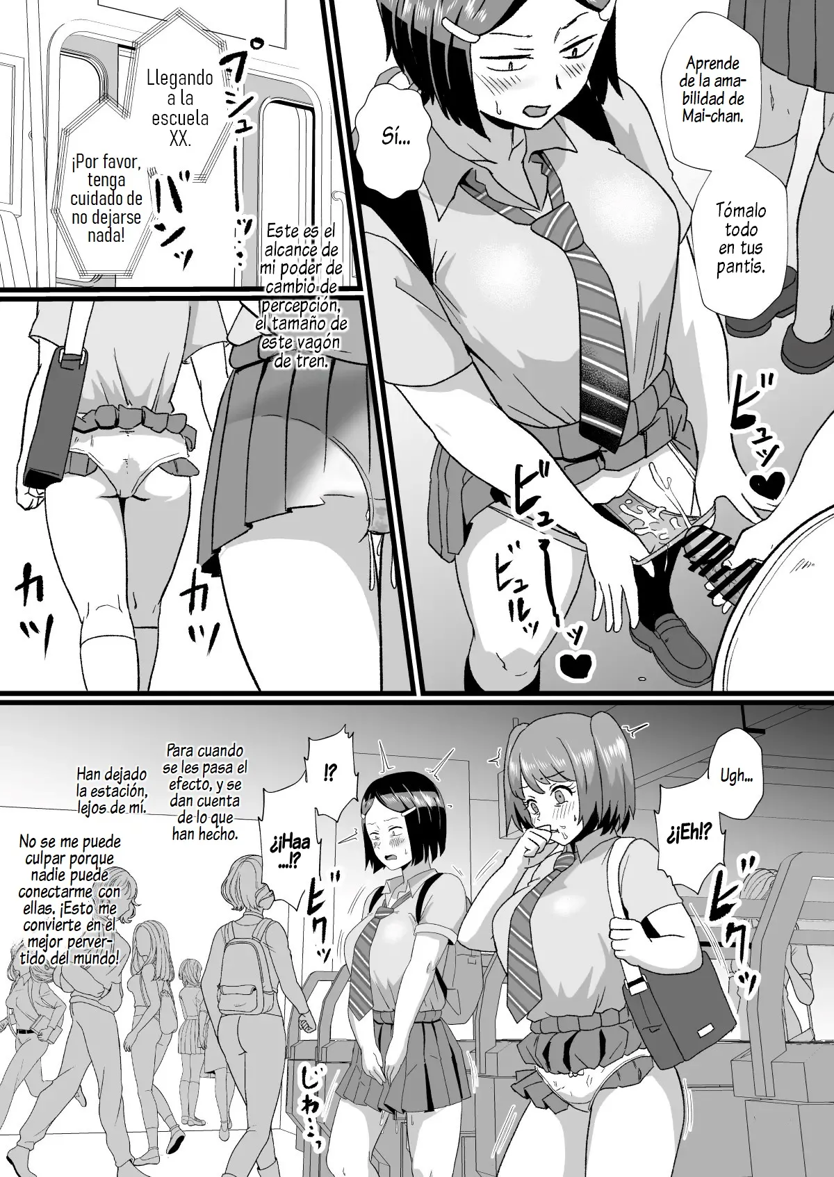 Tsuugaku Densha ni Arawareta Ninshiki Kaihen Oji-san | El hombre que Alteraró la Percepción y Apareció en el Tren Escolar page 6 full