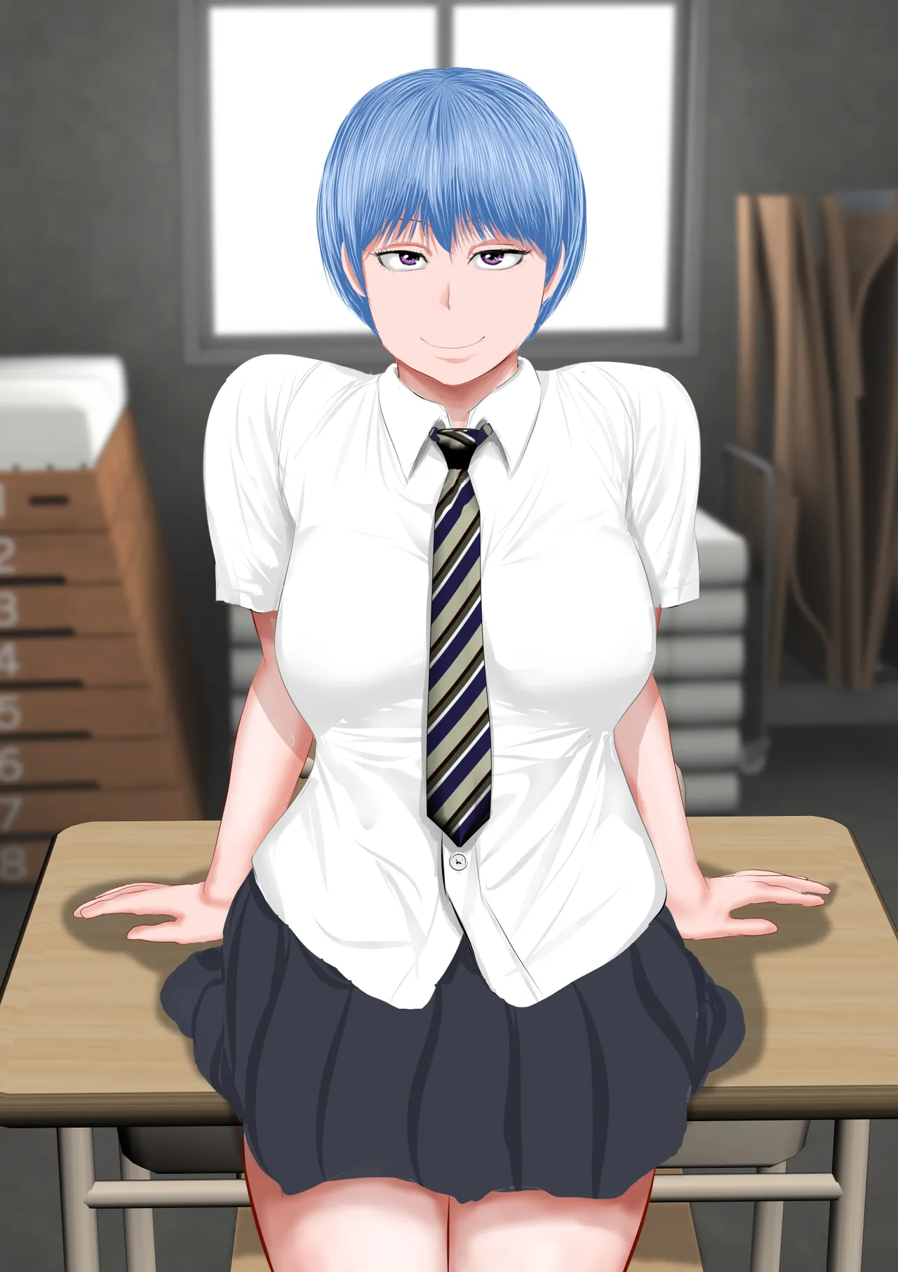 Jitome no Anoko wa Chou Binkan Taishitsu 2 page 4 full