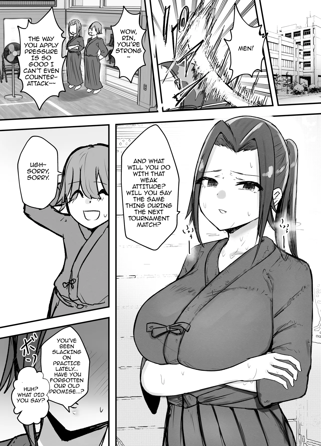 Kendou-bu Shushou no Watashi ga Netorase de Ochiru Wake ga Nai!! | There's no way the captain of the kendo club like me could fall for a cuckoldry!! page 3 full