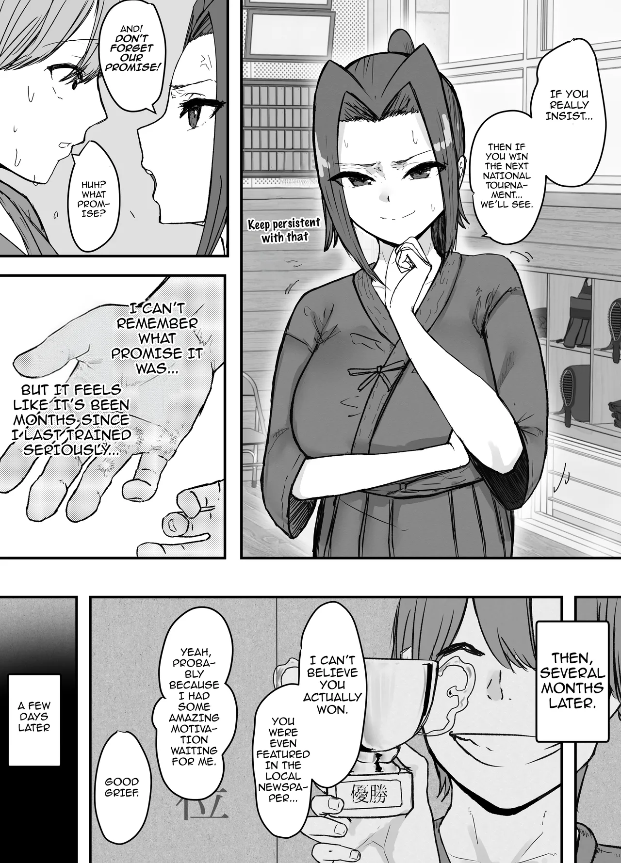Kendou-bu Shushou no Watashi ga Netorase de Ochiru Wake ga Nai!! | There's no way the captain of the kendo club like me could fall for a cuckoldry!! page 8 full