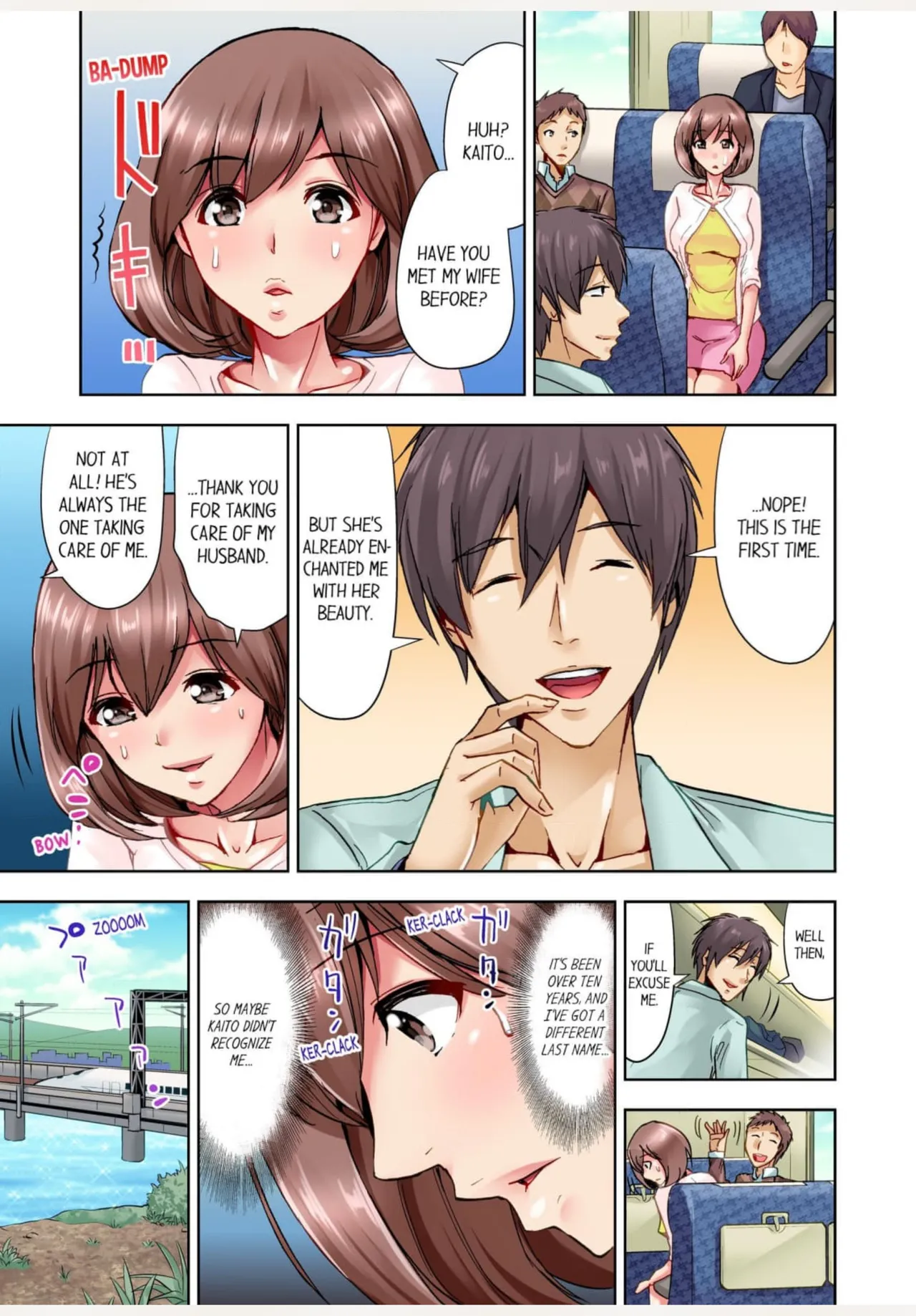 Kekkon 3-Nen Me no Tsuma wa, Shain Ryokou Chuu ni Otto no Yoko de Netorareru! 1 | Netorare With a Busty Wife on a Company Trip 1 page 4 full