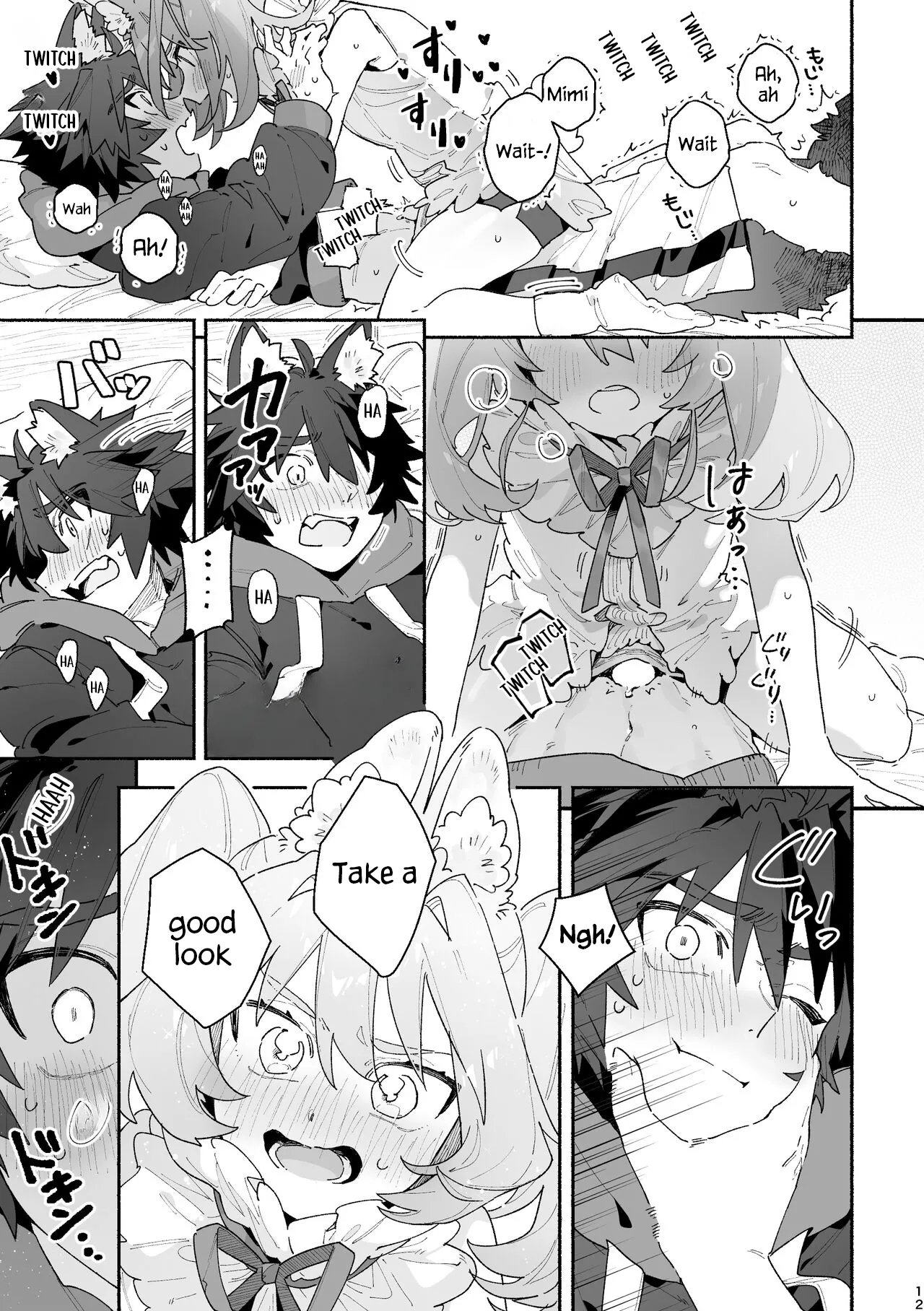 Boy For Bottom: Bunny Girl x Wolf Boy page 10 full
