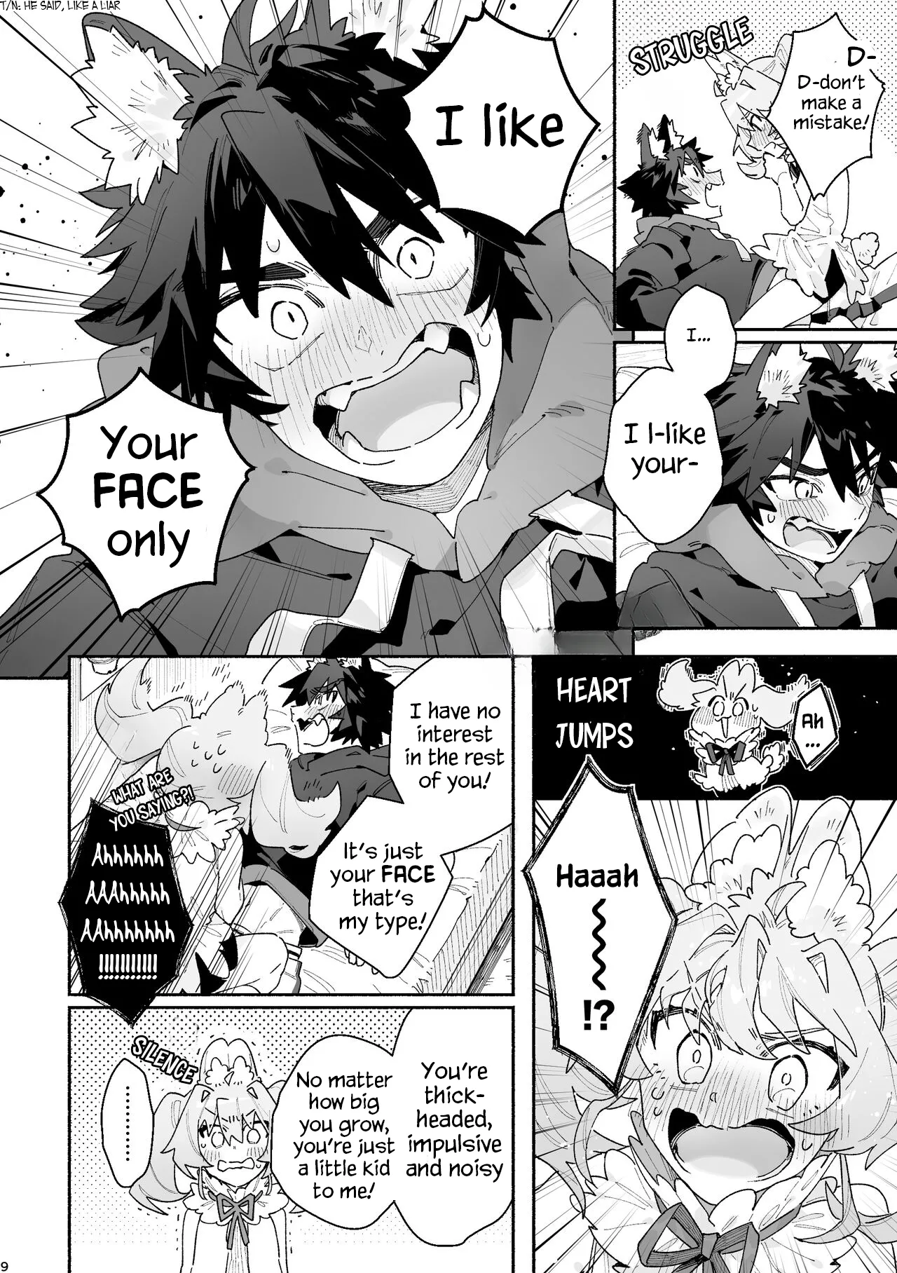 Boy For Bottom: Bunny Girl x Wolf Boy page 8 full