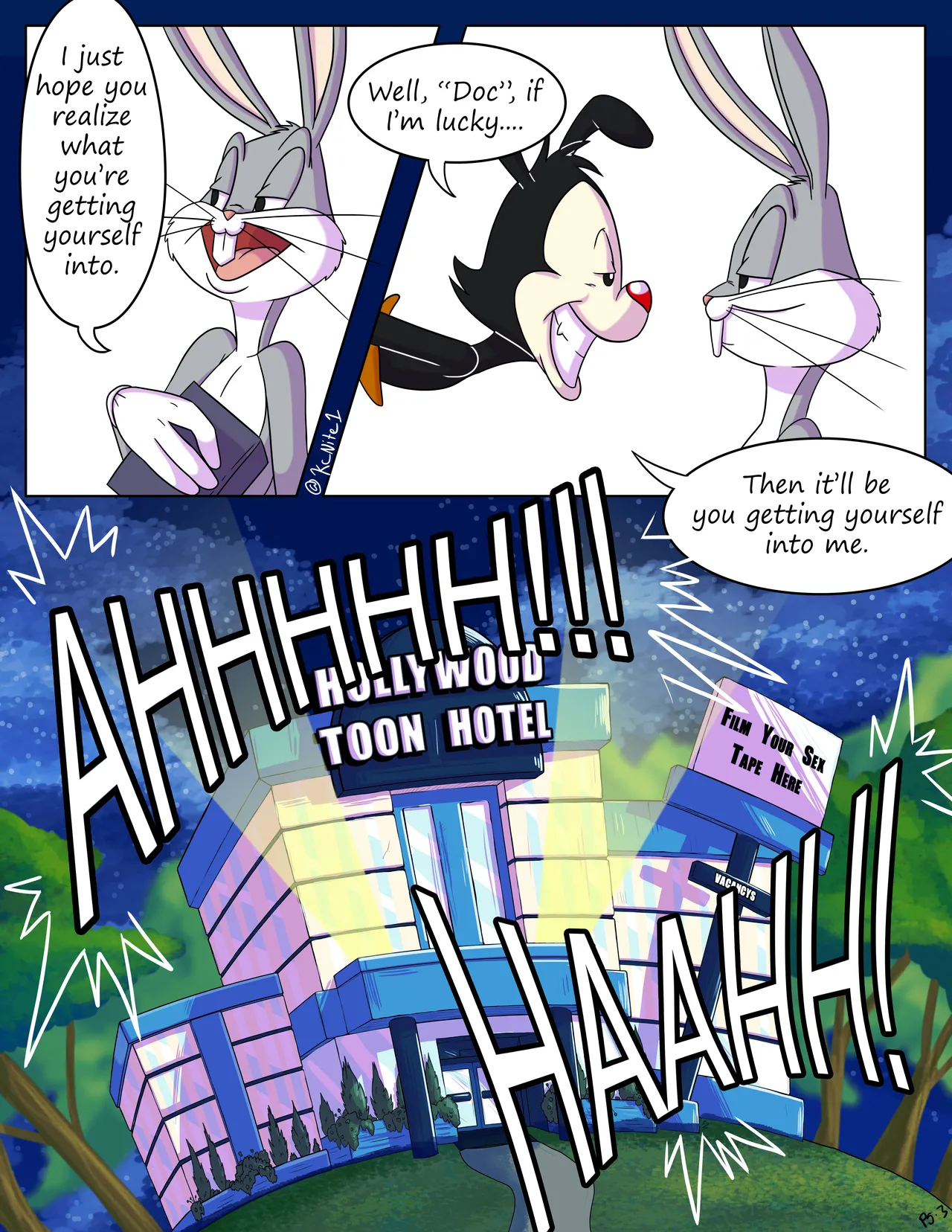 - Looney Tunes / Animaniacs -  Totally Insaney, Doc! page 4 full