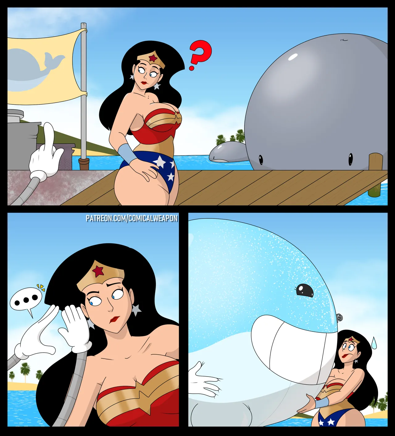 Mama Whale - Wonder Woman page 2 full