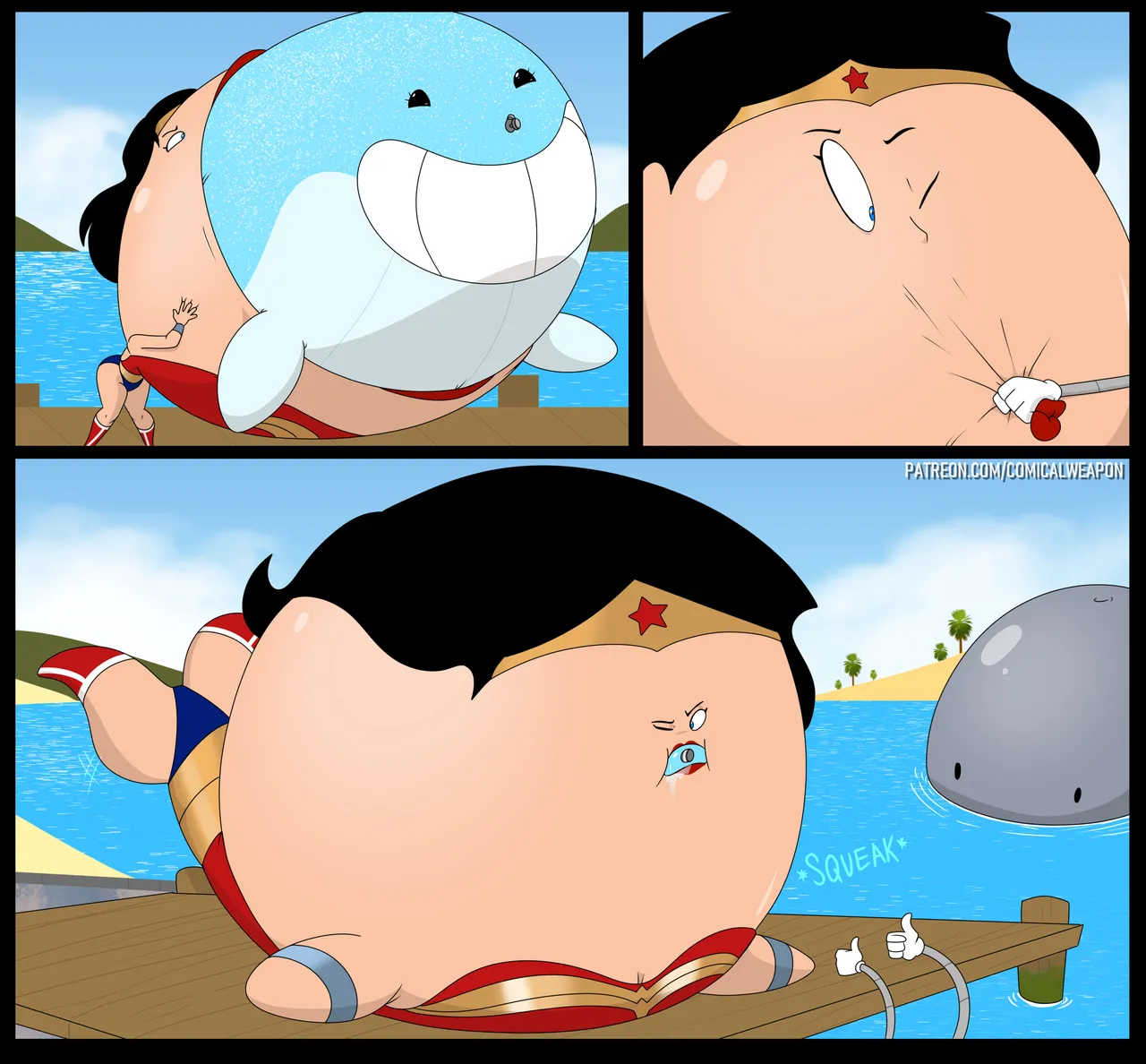 Mama Whale - Wonder Woman page 3 full