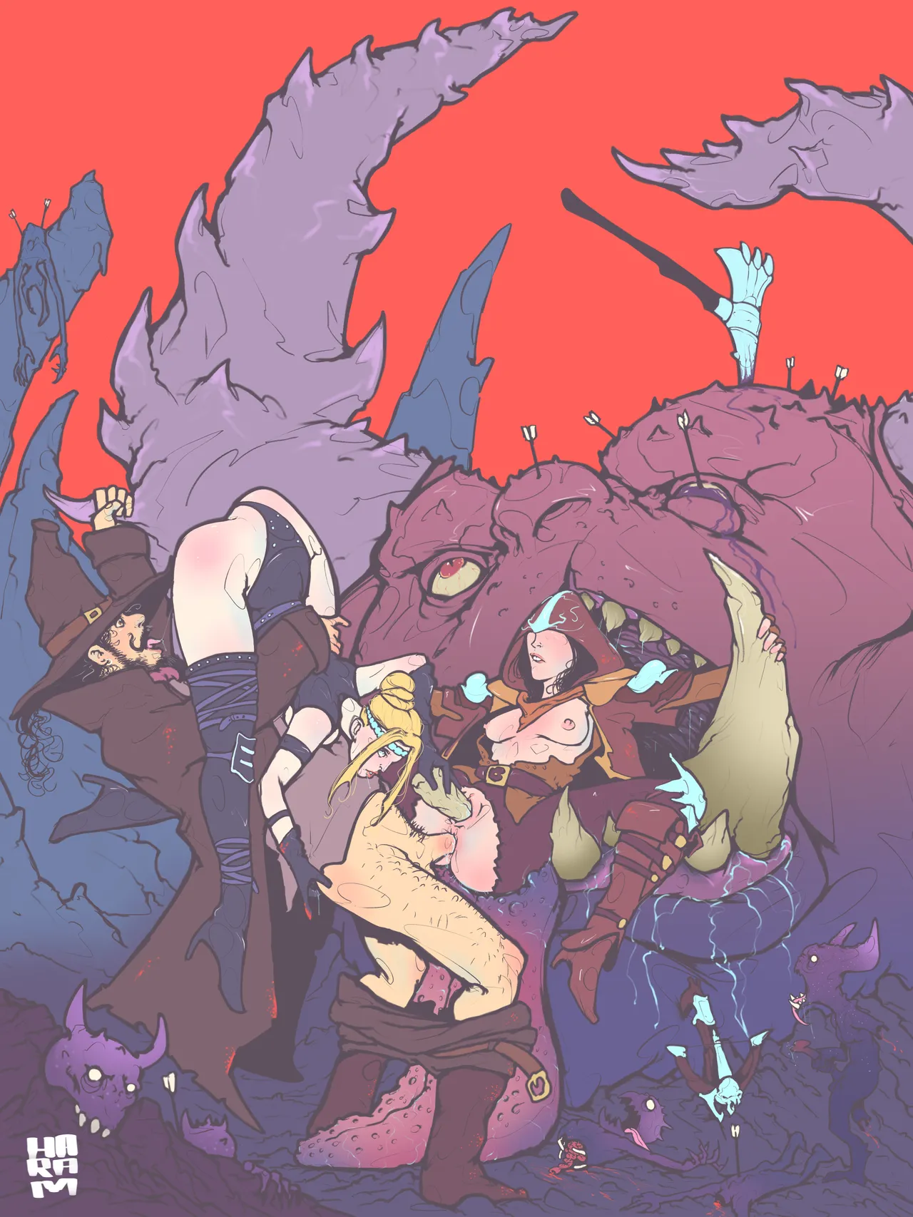 DP#168 - Demon Huntress  &amp; Rachel page 1 full