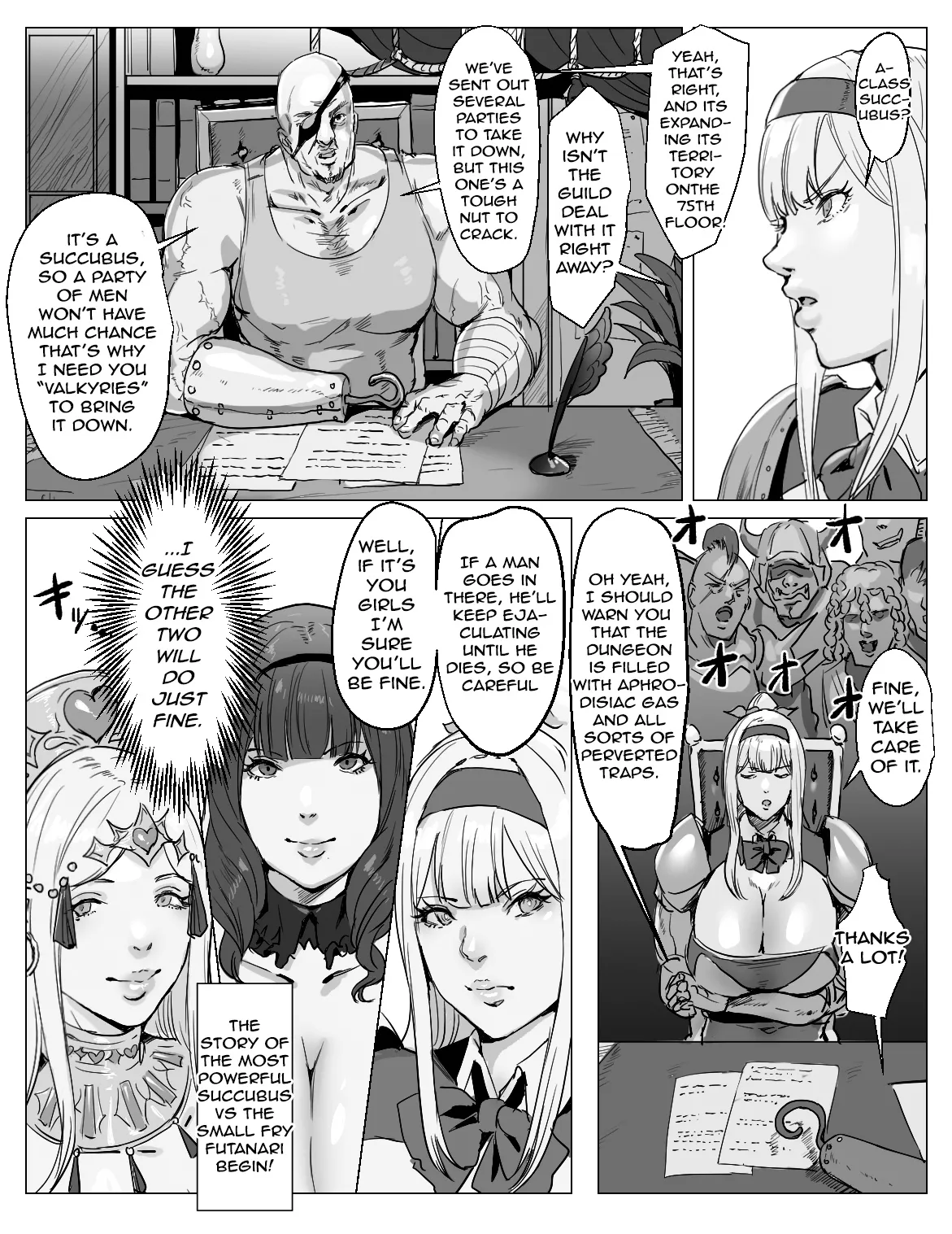 Saikyou Futanari Party ga Ero Dungeon ni Buzama Haiboku Suru Hanashi page 5 full