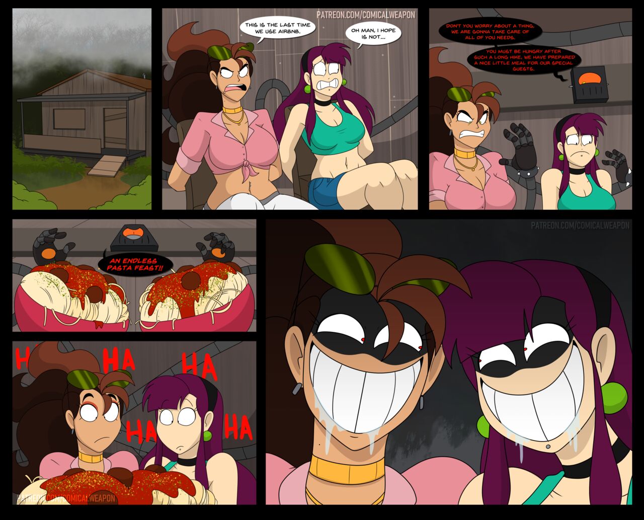 Pasta Massacre - Luna and Jess page 2 full