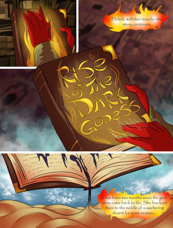 Firedrive24 Comic: Rise of the Dark Goddess CH:1-4 cover
