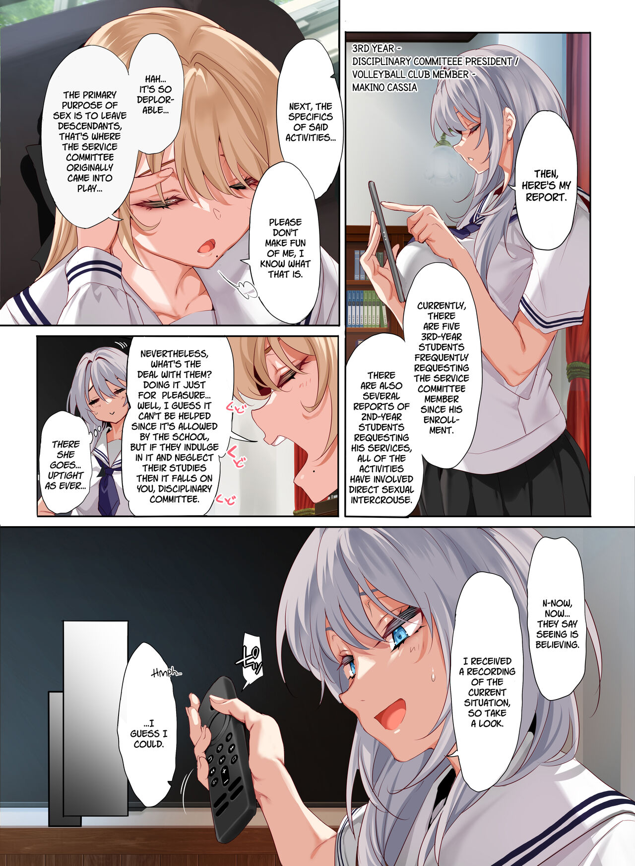 Jogakkou de Otoko Hitori na node Kousoku de Seiyoku no Hakeguchi ni Sareru Nichijou 3-Jigenme page 5 full