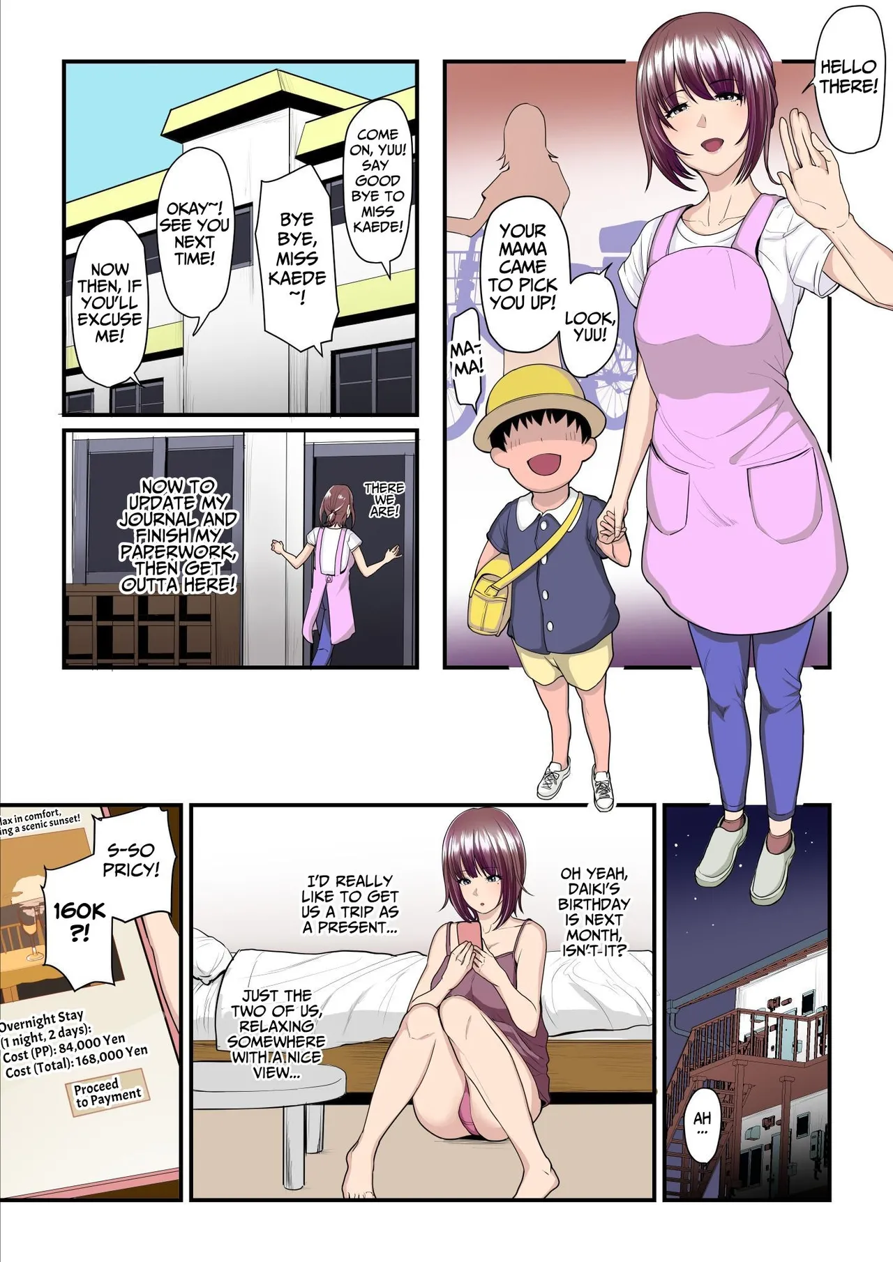 Pakokatsu Oji-san to Kaede-chan  | Kaede and The Sugar Daddy page 4 full