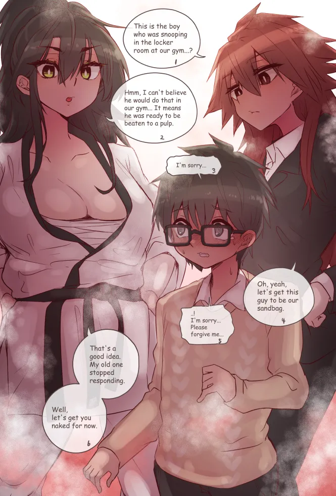 Gyakuryona Kao Boko Kesei! | Reverse Ryona: Face Beating and Castration! page 1 full