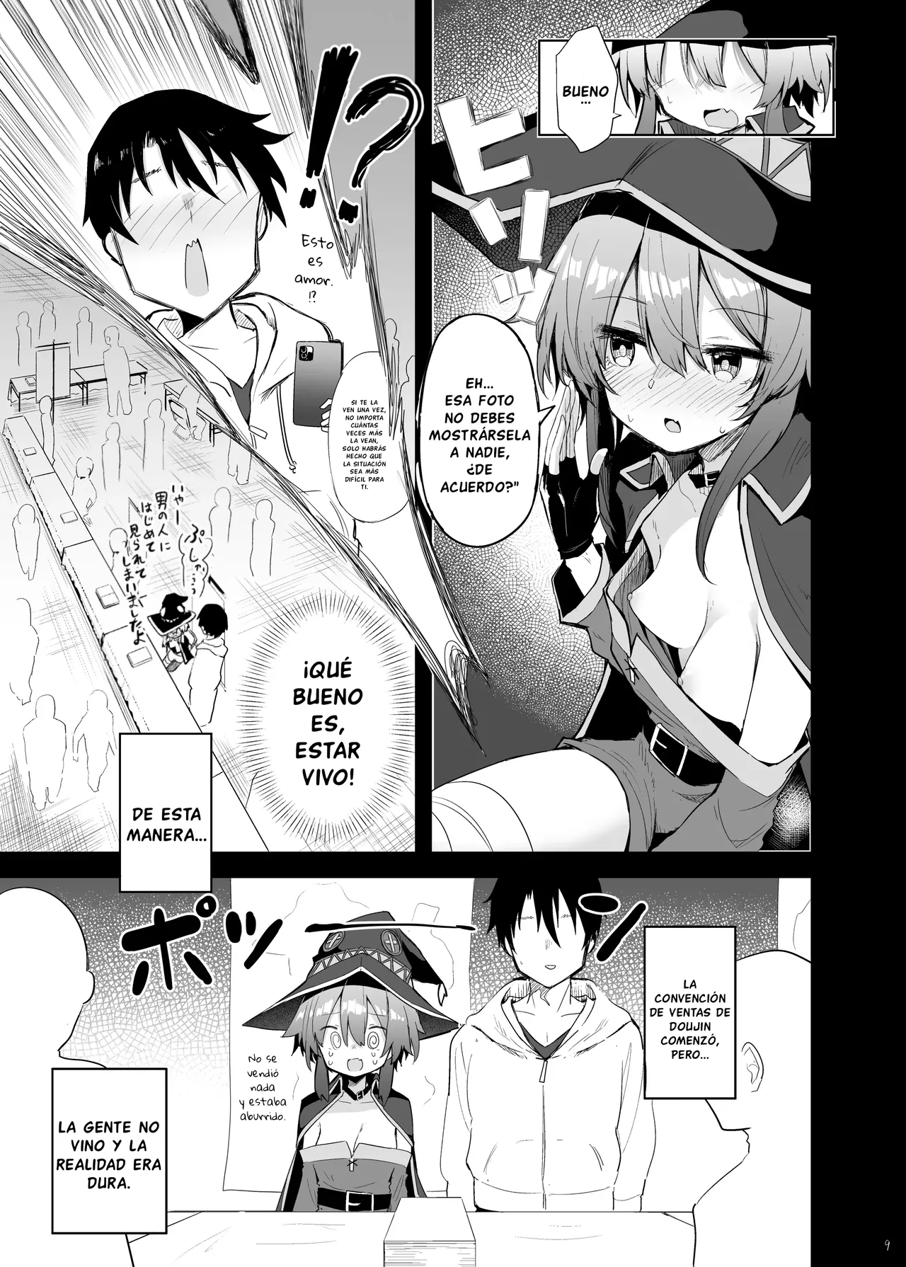 Megumin Cosplayer to Off-Pako Gokko | Un Encuentro Sexual Offline Fingido con una Cosplayer de Megumin page 9 full