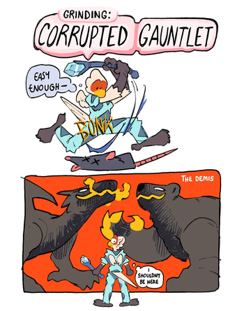 Martin grinds: The corrupted gauntlet cover